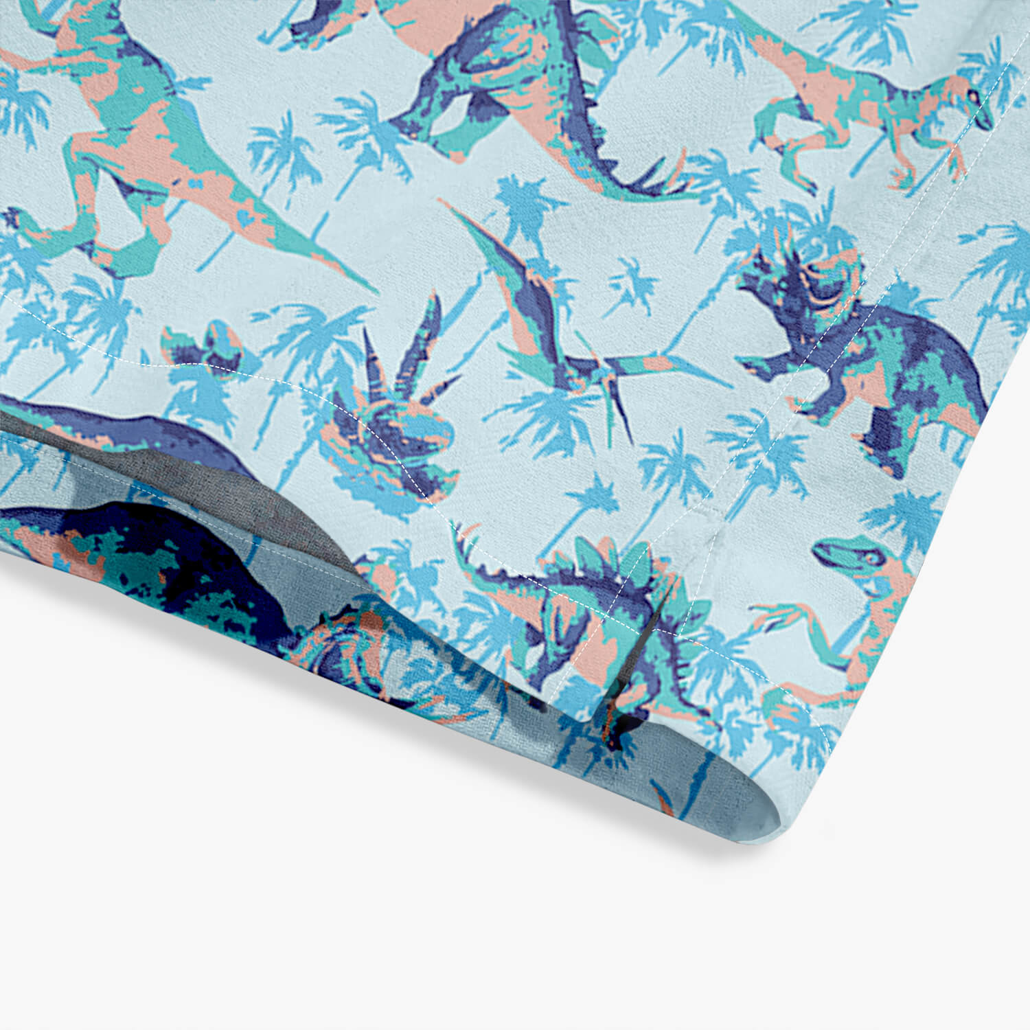 Chemise hawaïenne à imprimé dinosaure - Bonlax