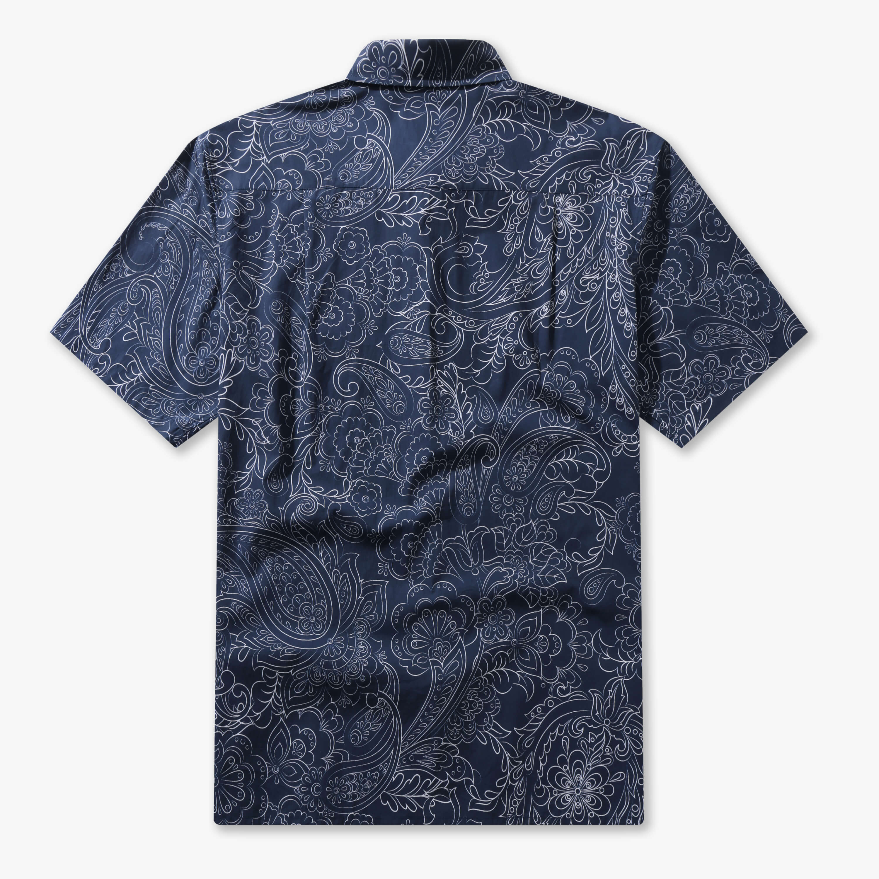 Cocoa Paisley Vintage Short-Sleeve