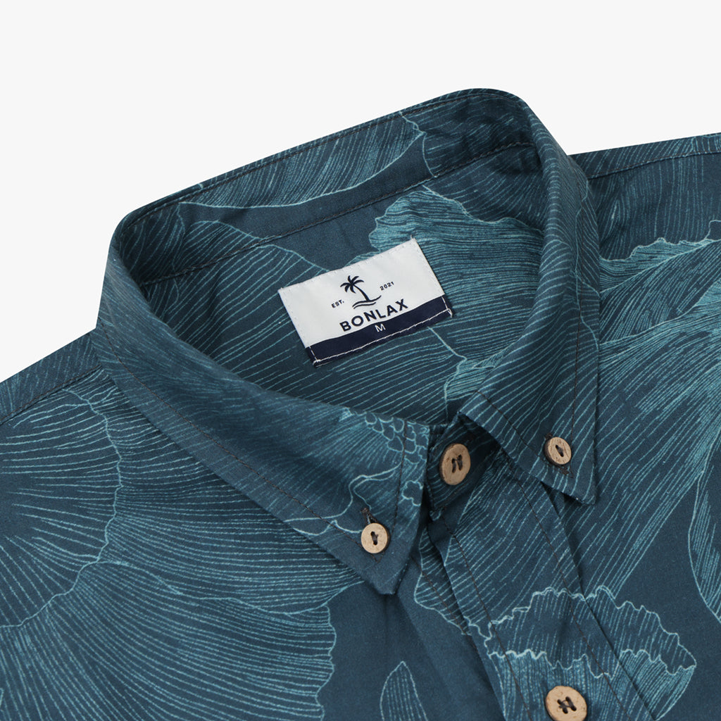 Indigo Floral Elephant Whisper