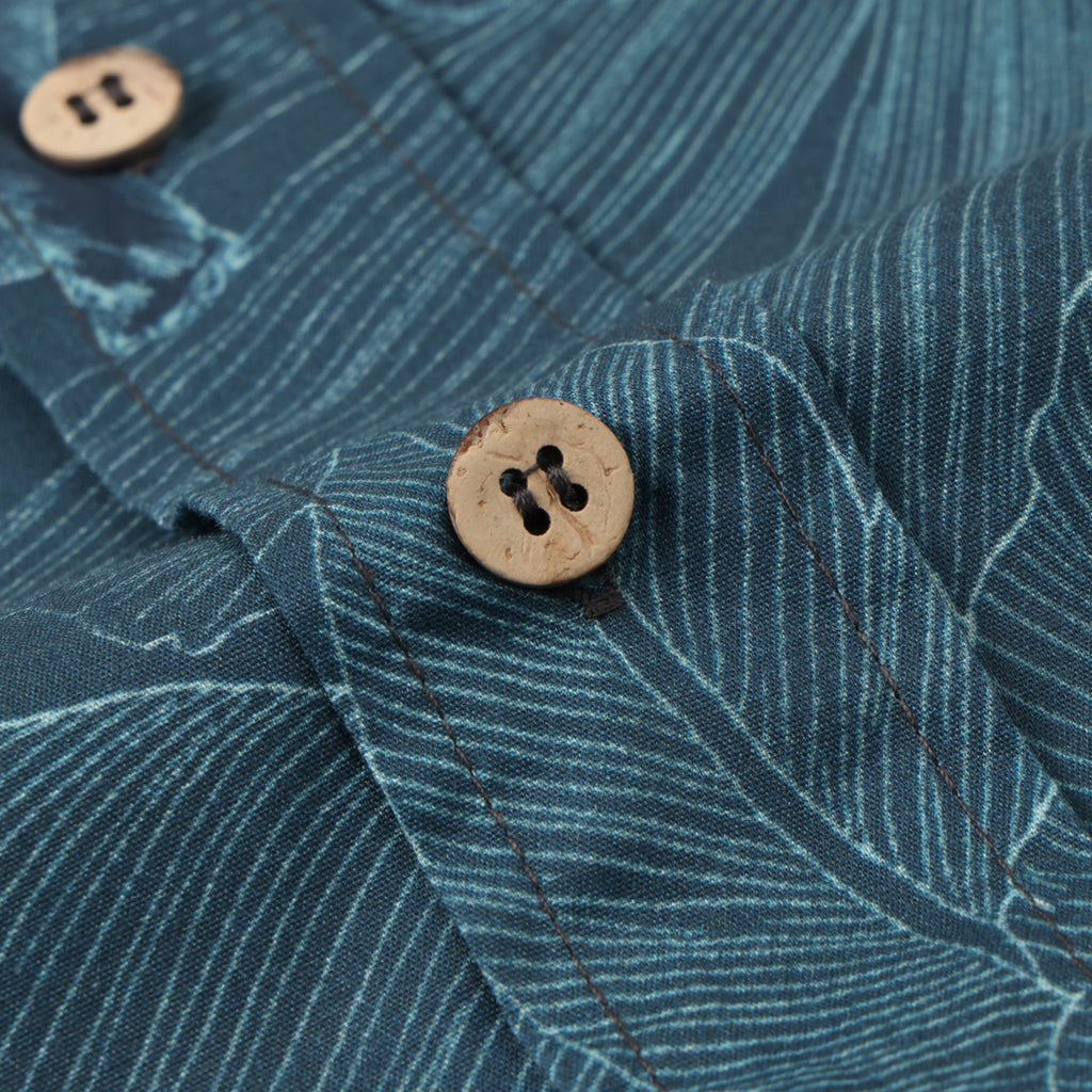 Indigo Floral Elephant Whisper