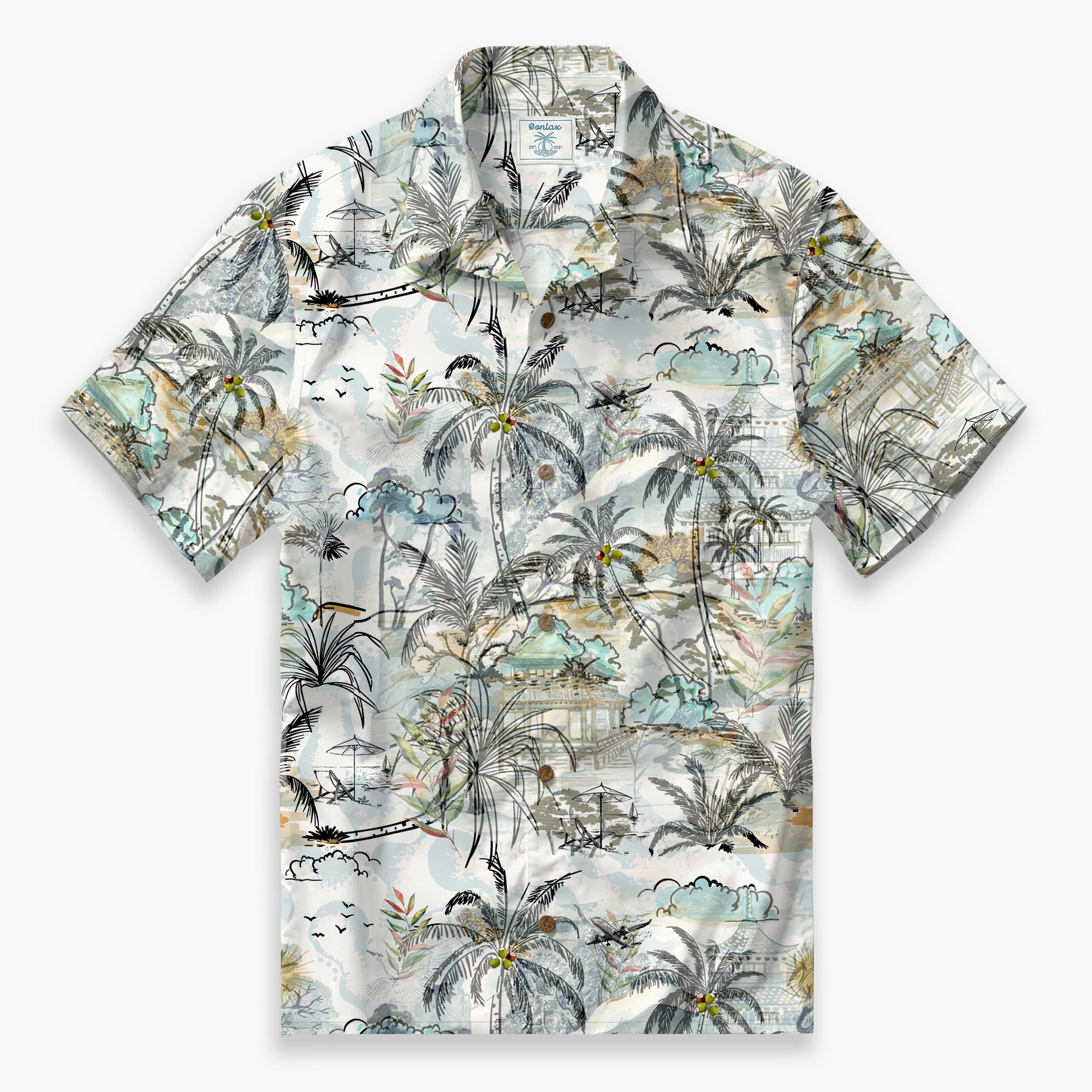 Coconut Beach Camp Shirt