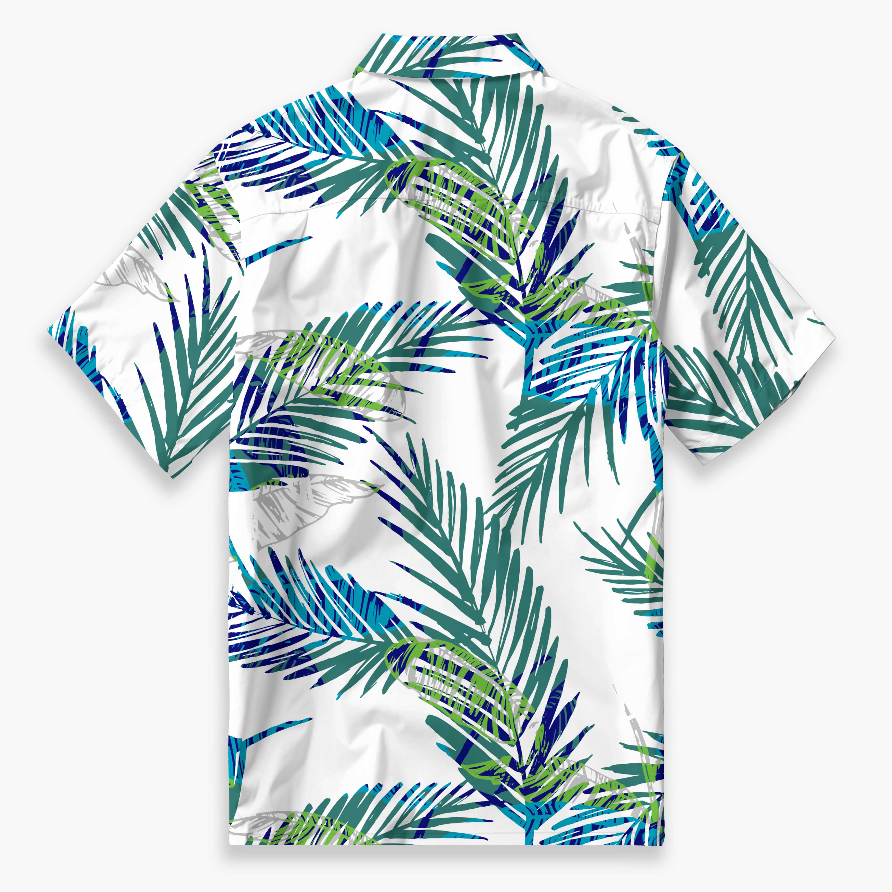 Palm Tree Leaf Camp Shirt