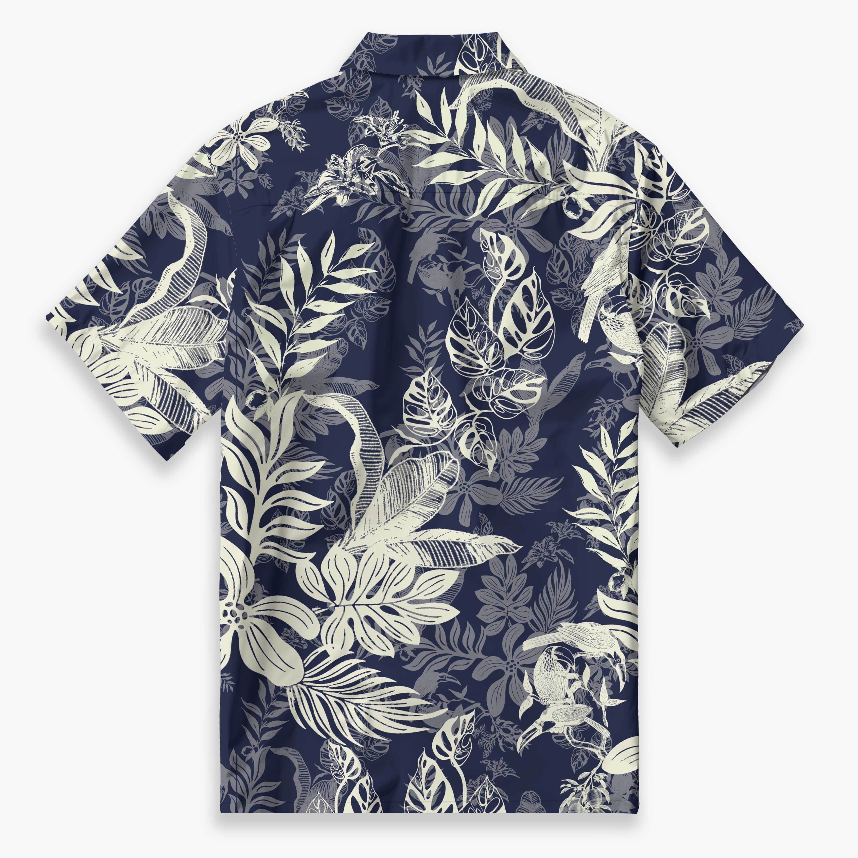 Birdsong and Flowers Camp Shirt
