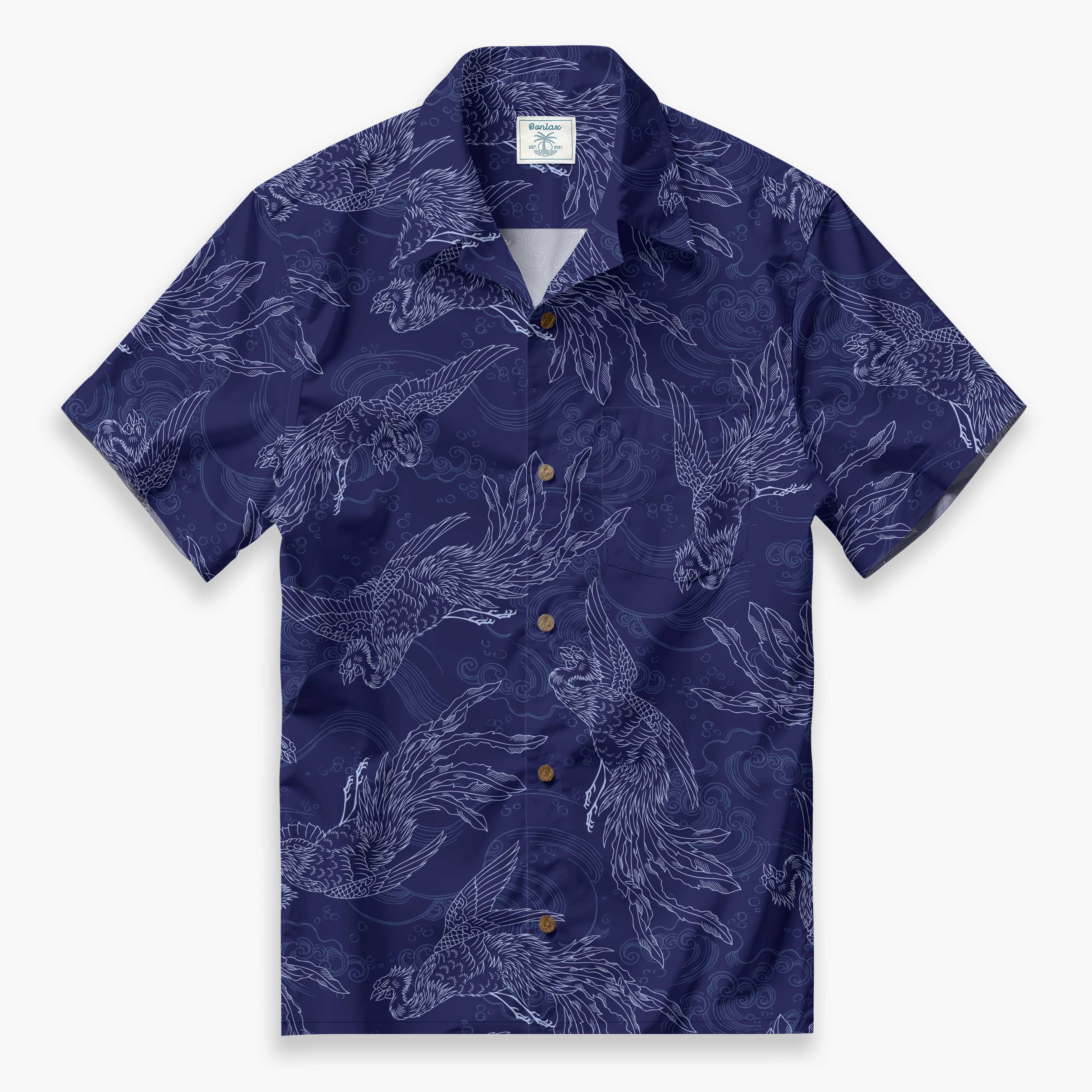 Oriental Phoenix Camp Shirt