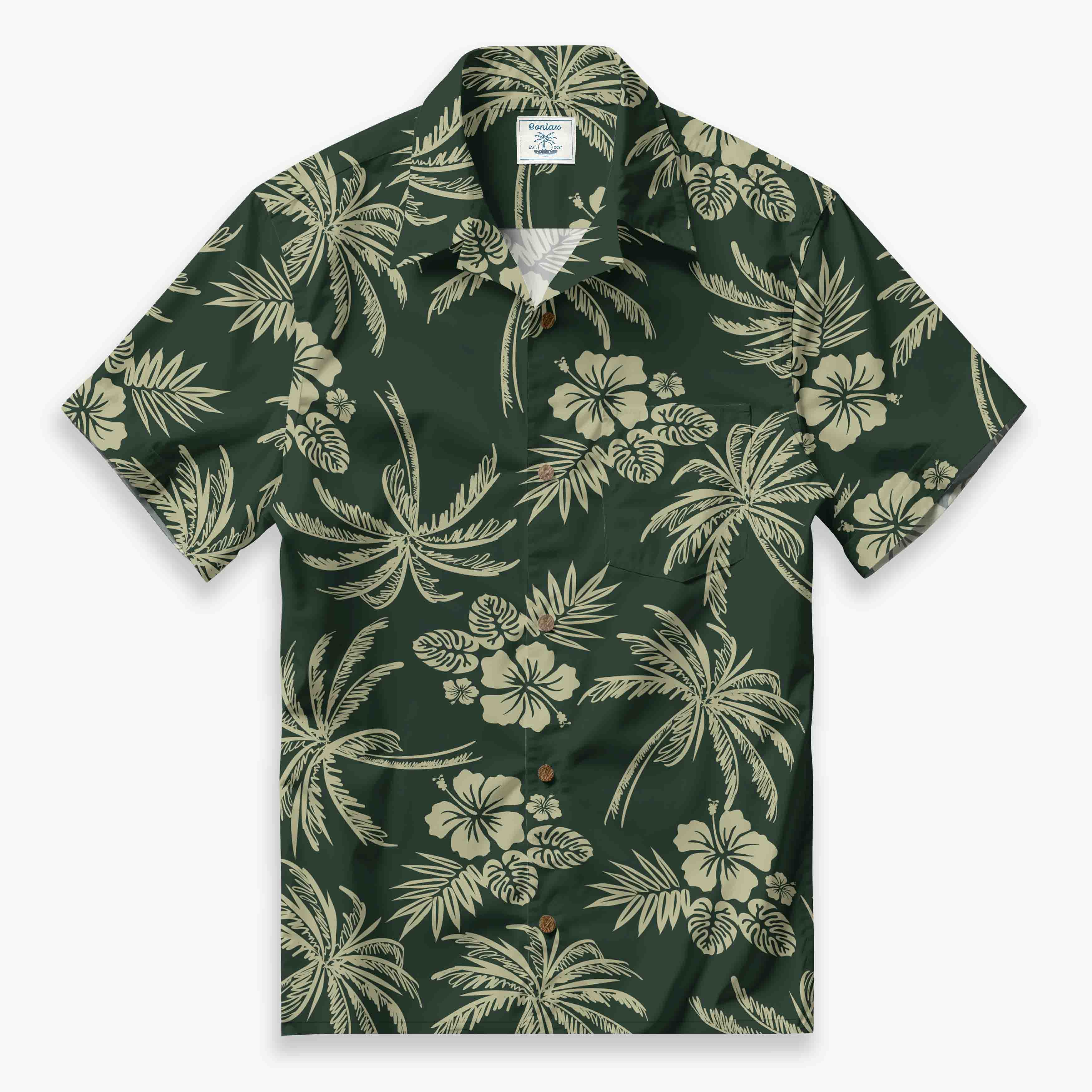 Tropical Oasis Camp Shirt