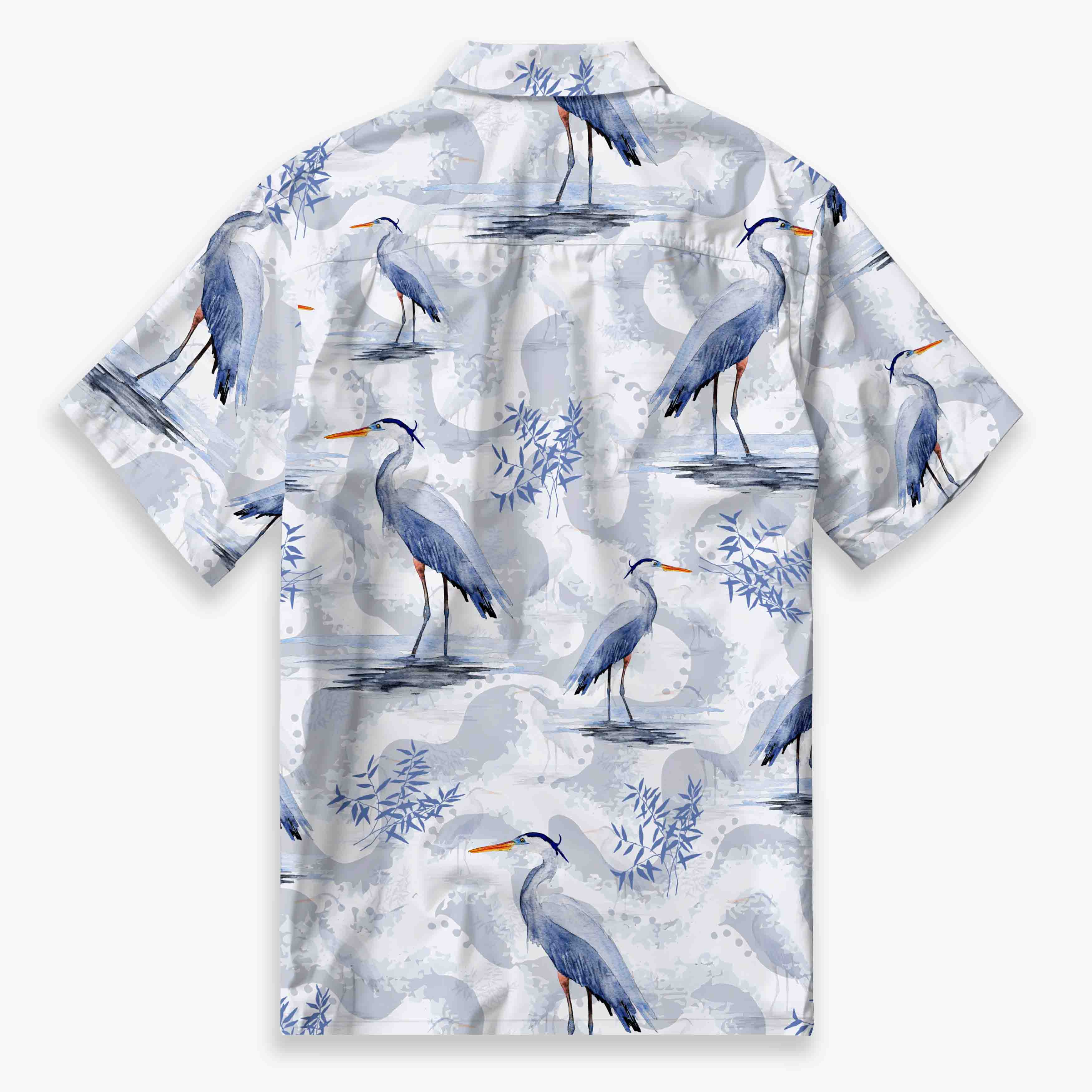 Heron Serenade Camp Shirt