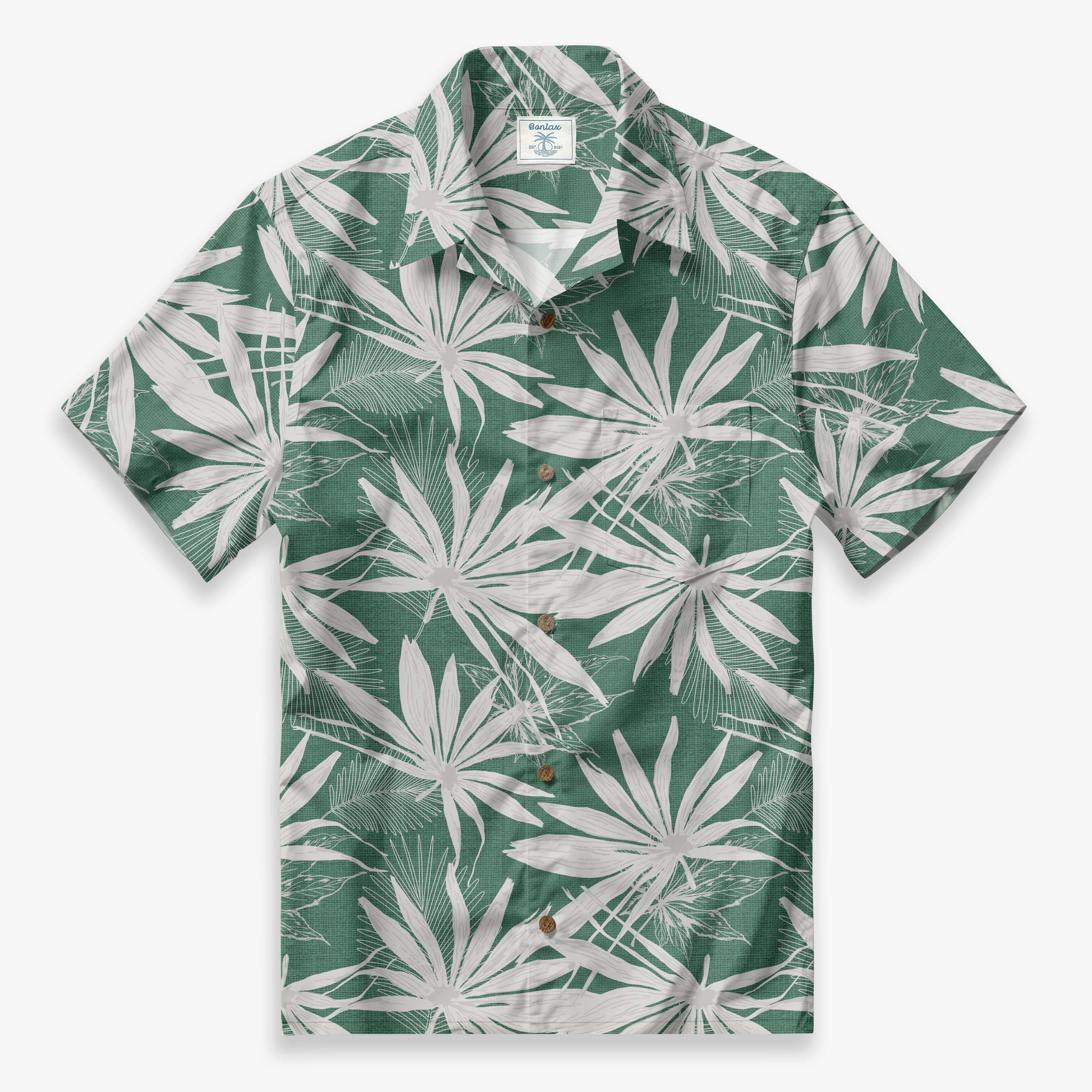 Vintage Palm Jungle Camp Shirt