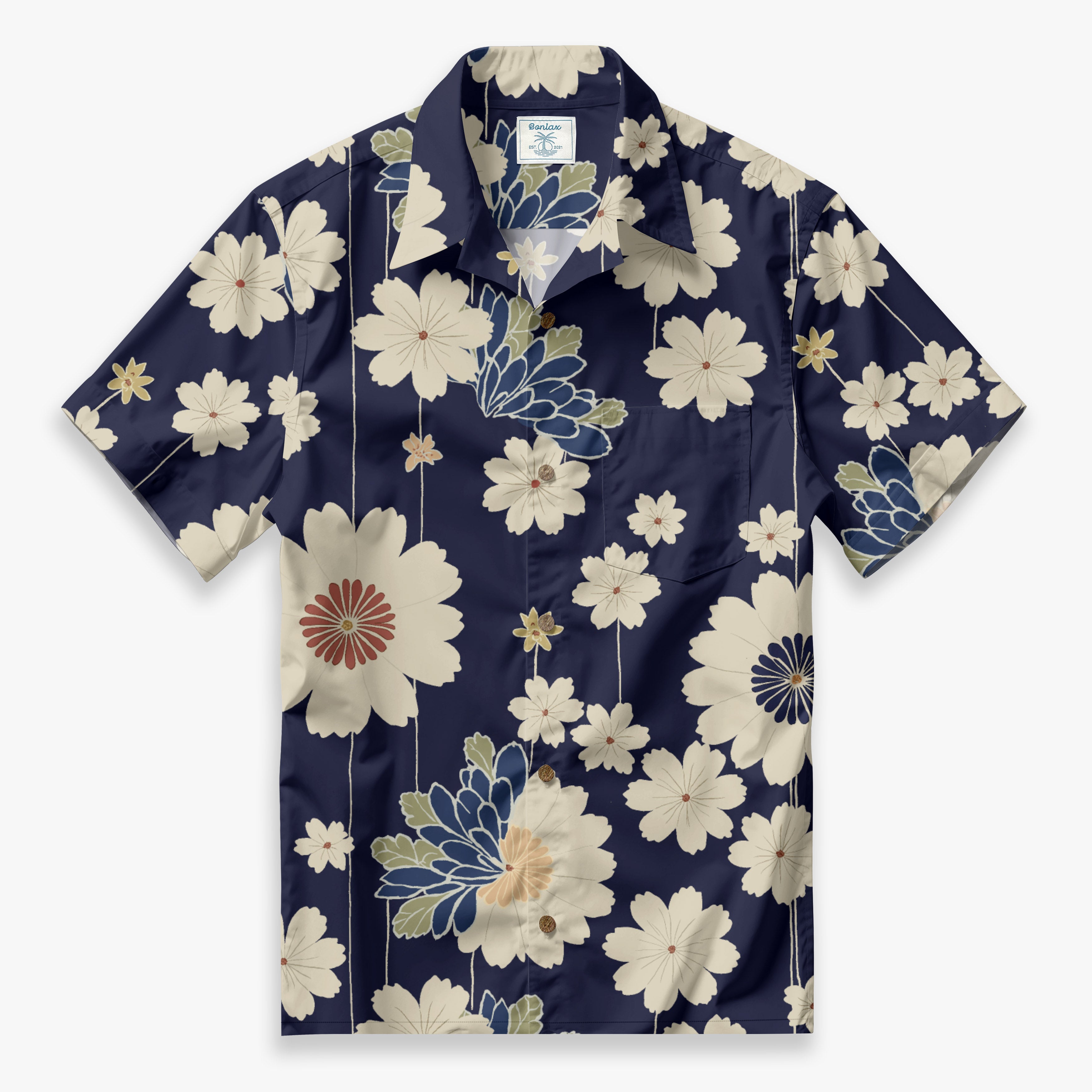 Daisy in oil painting style Camp Shirt