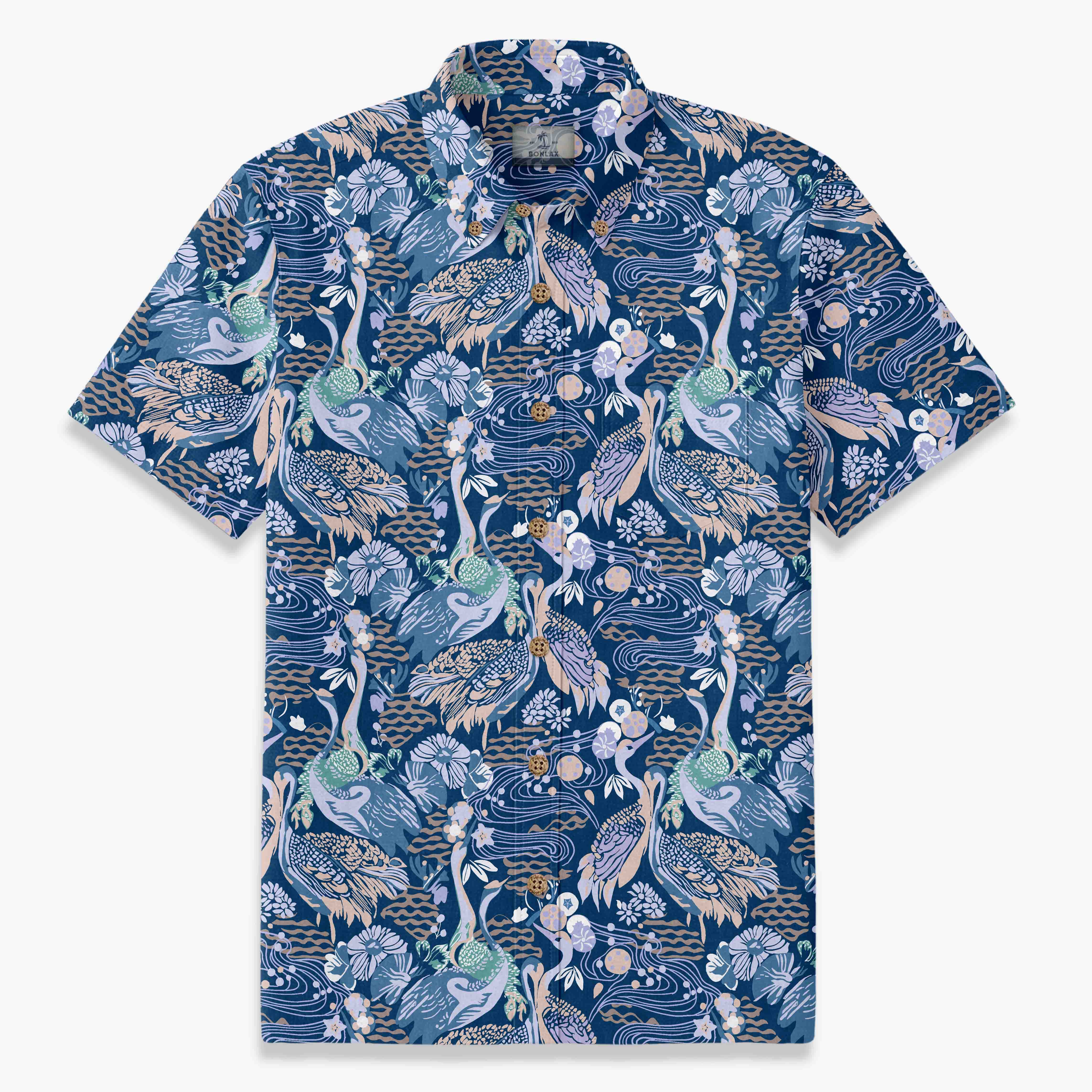 Mythic Blue Crane Blossom