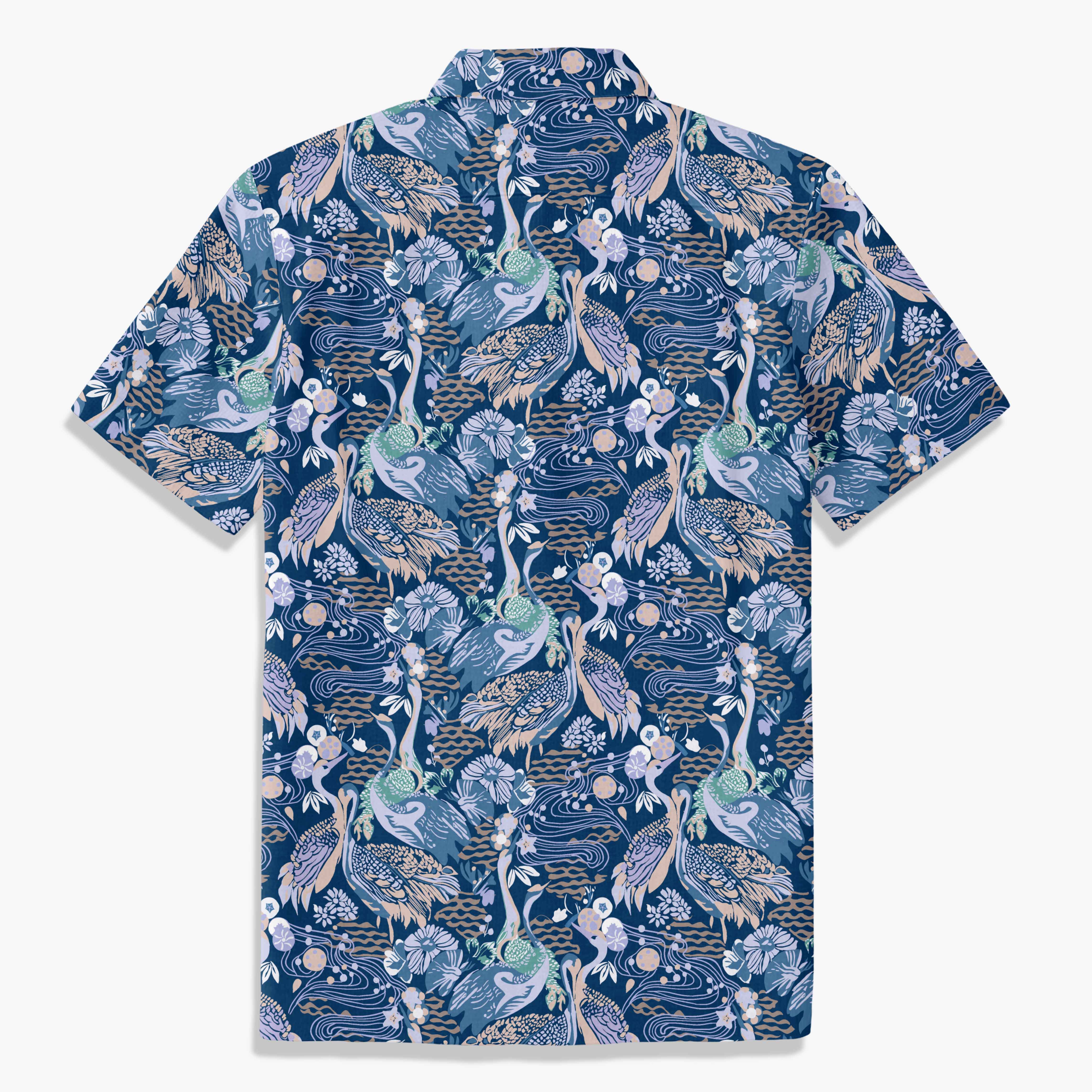 Mythic Blue Crane Blossom