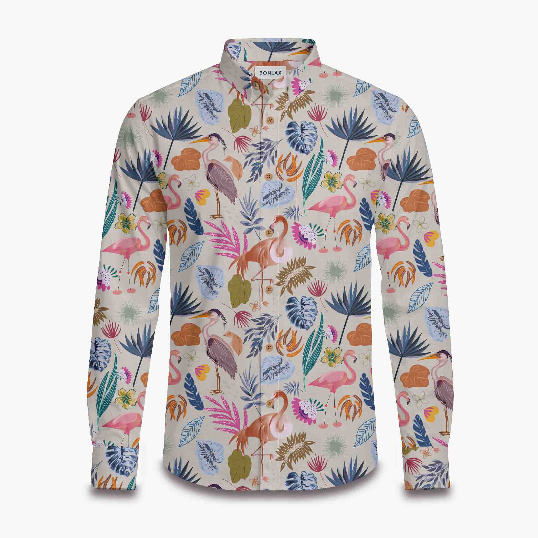 Flamingo Long Sleeve Shirt