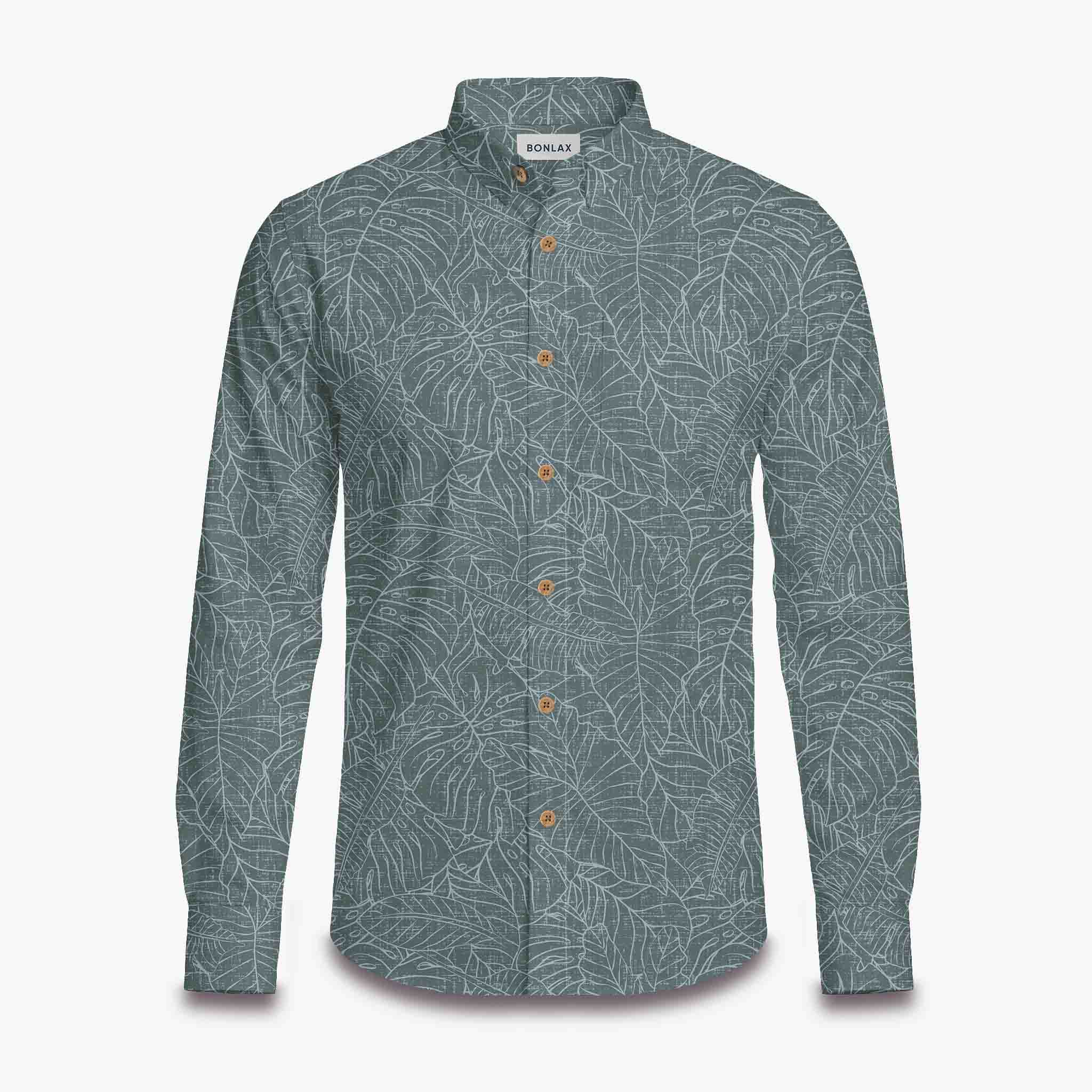 Indigo tropic Resort Long Sleeve Shirt