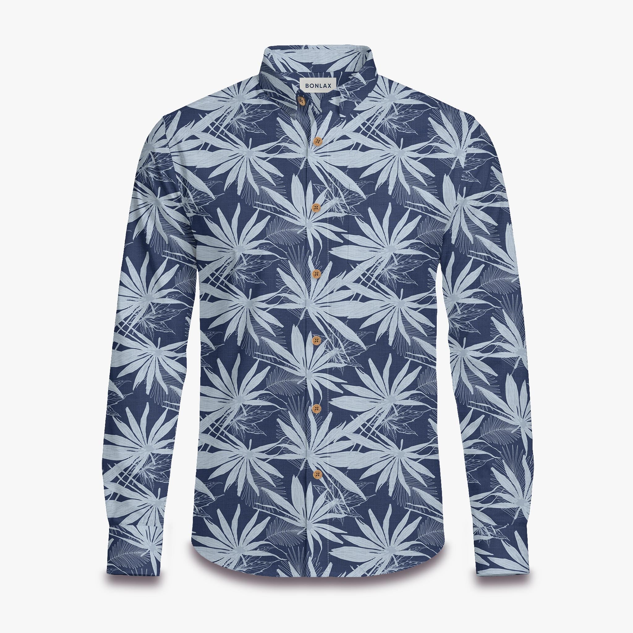 Vintage Palm Jungle Long Sleeve Shirt