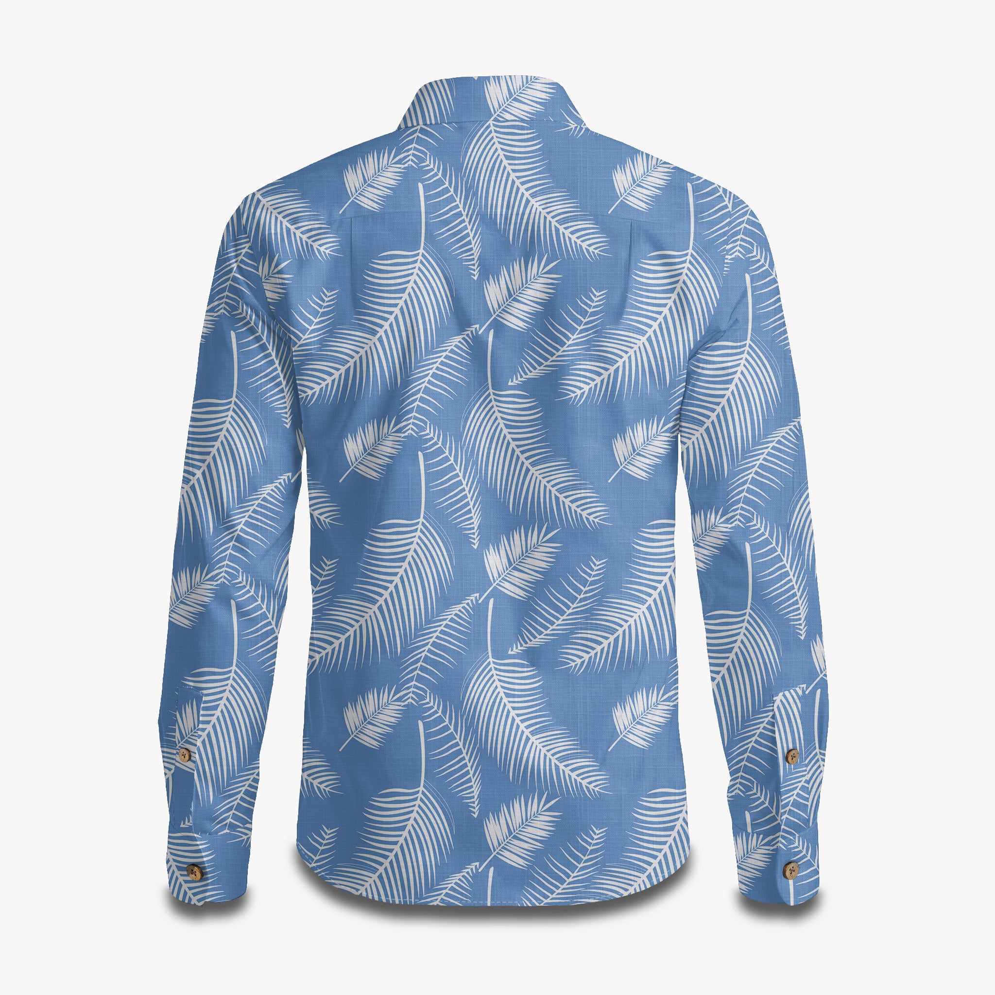 Tropical Leaf Palms Long Sleeve Shirt