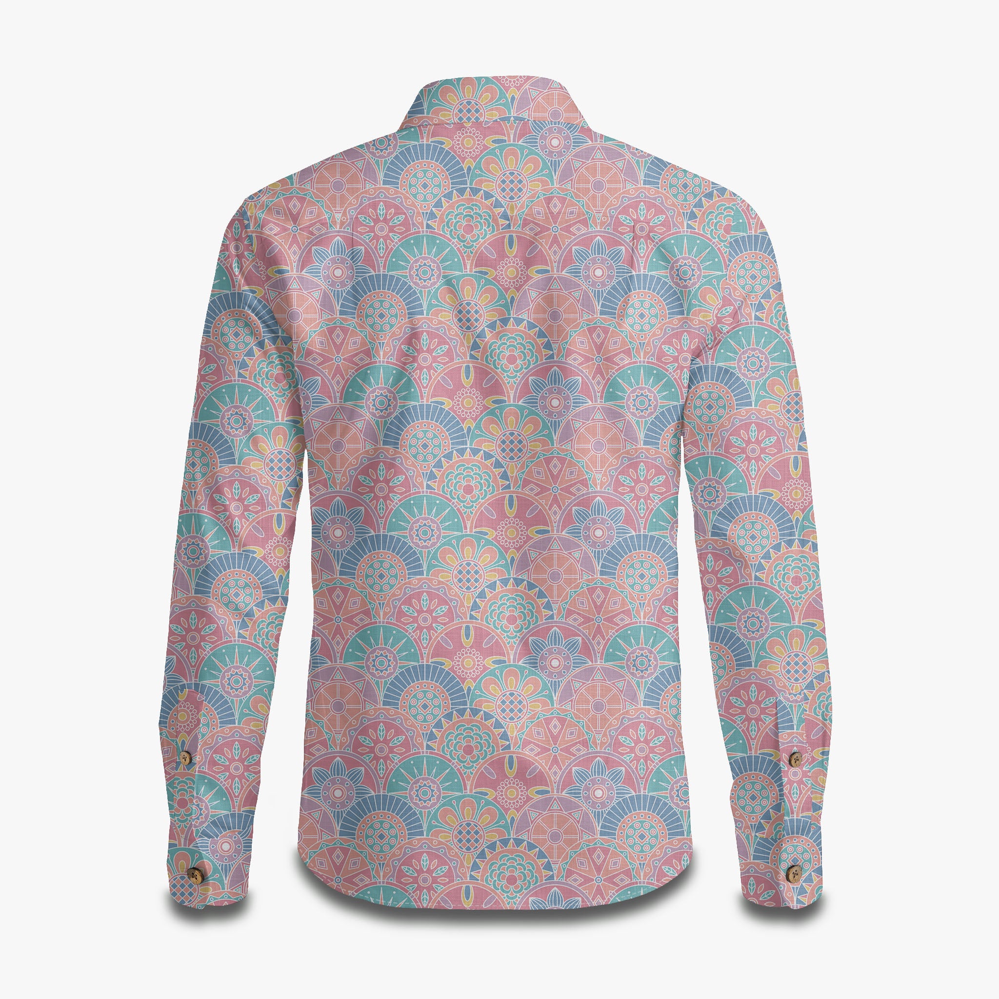 Colorful Abstract Pattern Long Sleeve Shirt
