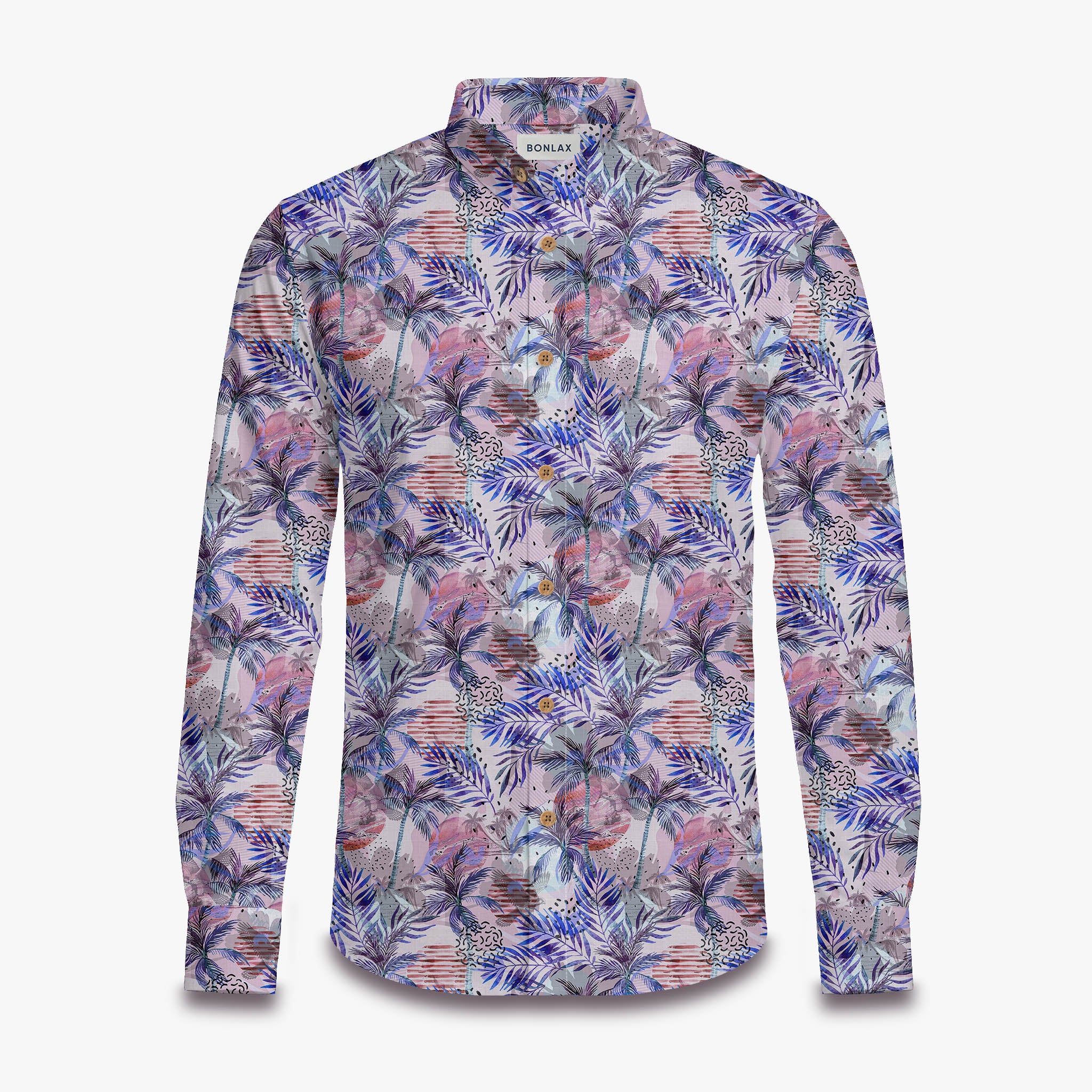 Eagle & palm trees Long Sleeve Shirt