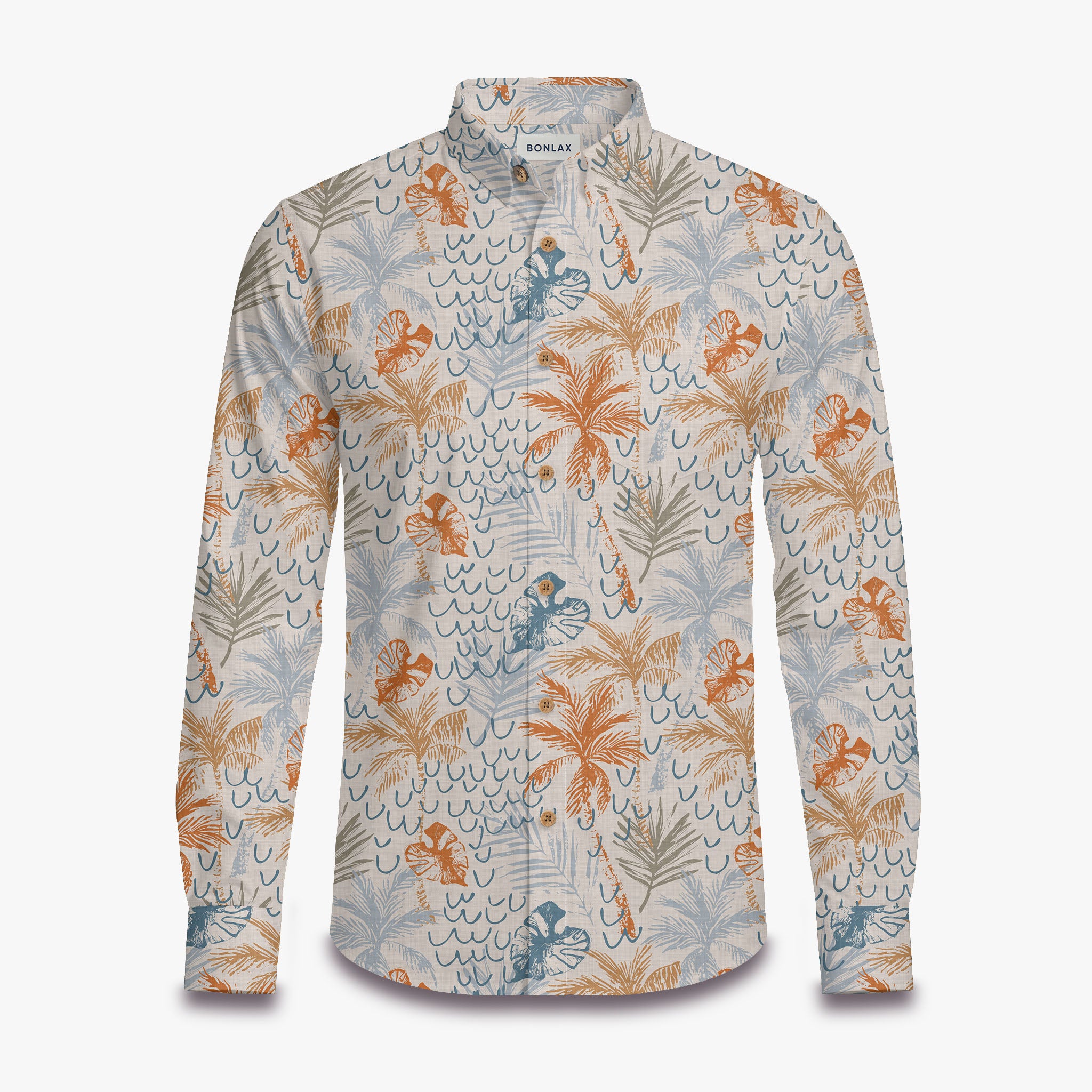 Seaside Plant Fantasy Long Sleeve Shirt