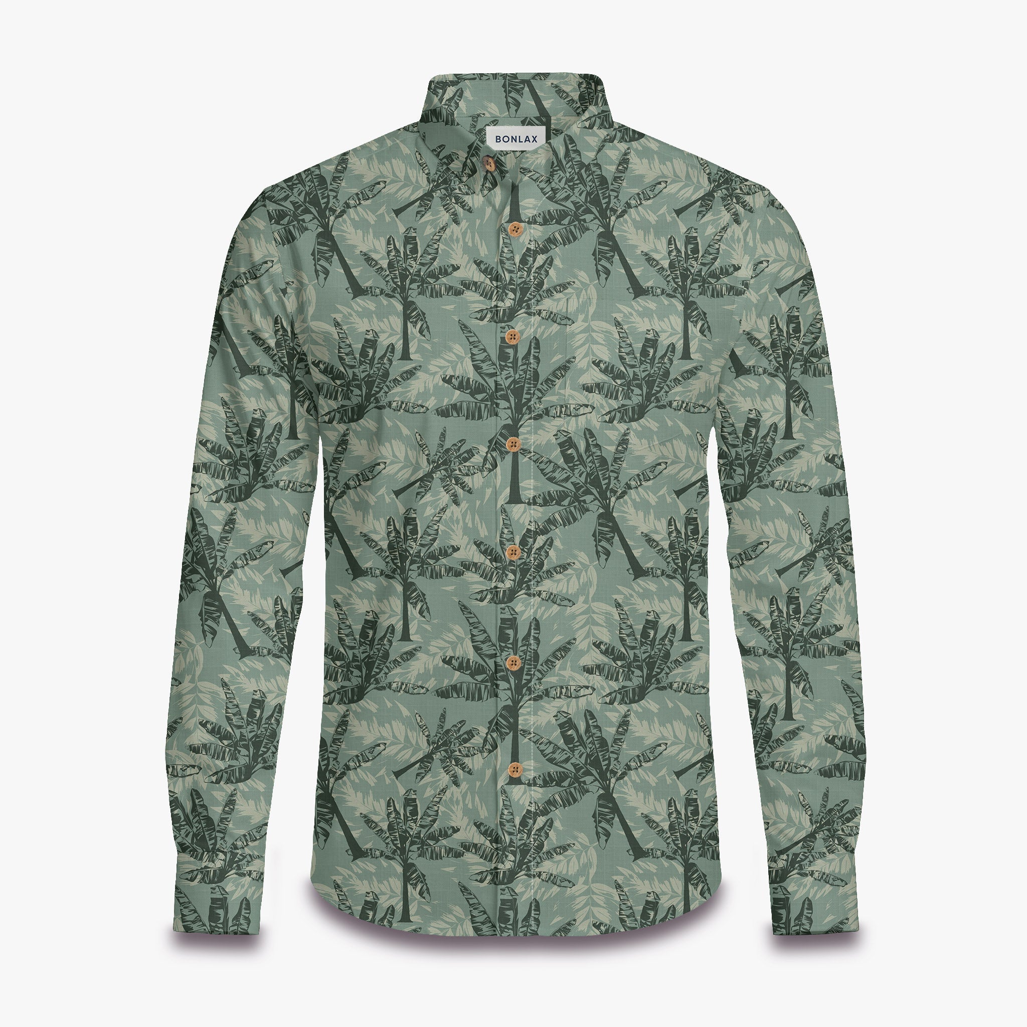 Tropical Silhouettes Long Sleeve Shirt