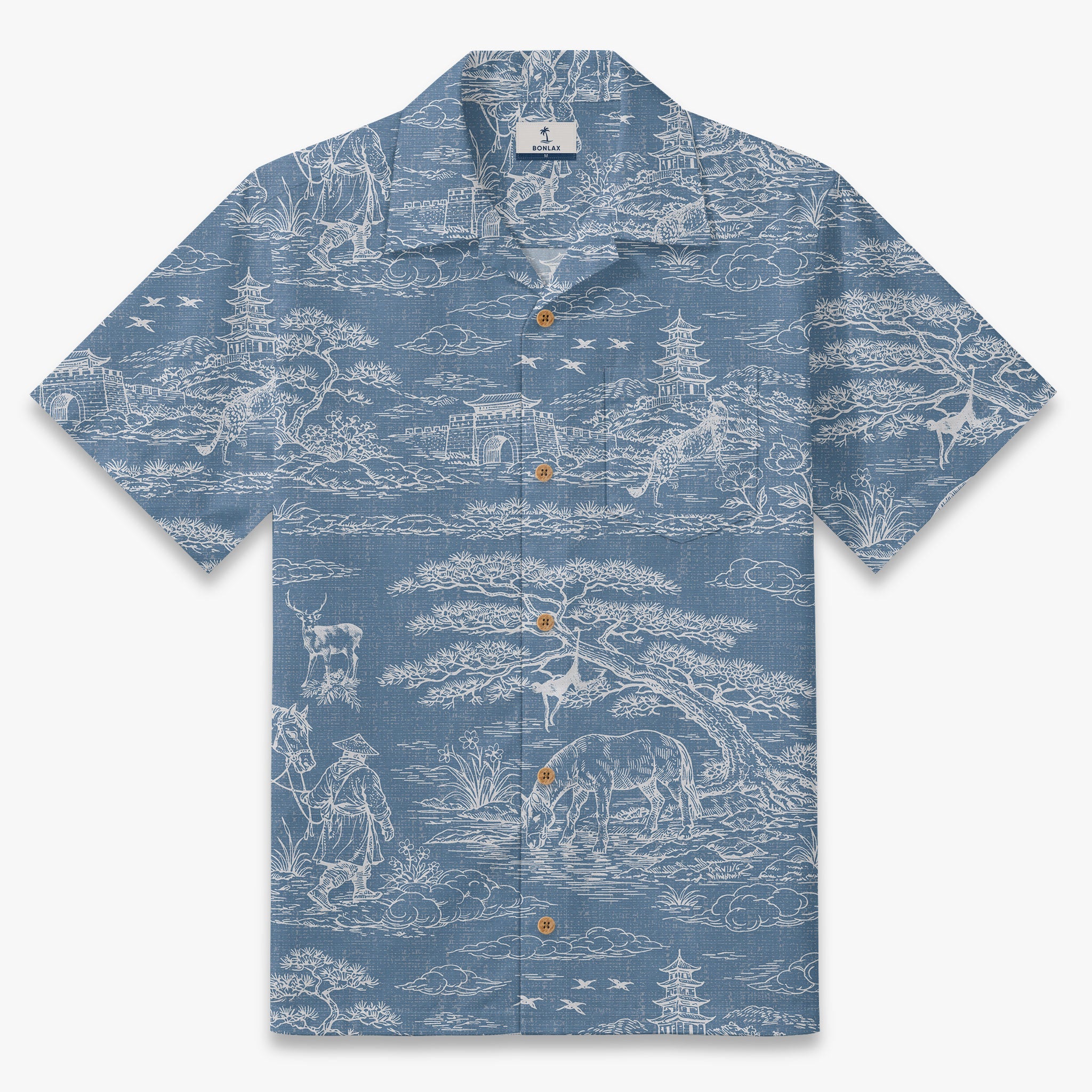 Eastern Toile Journey Camp Shirt