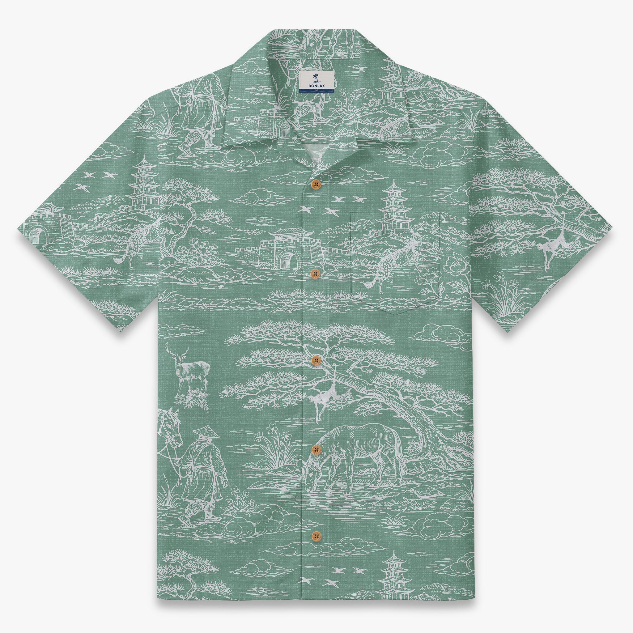 Eastern Toile Journey Camp Shirt