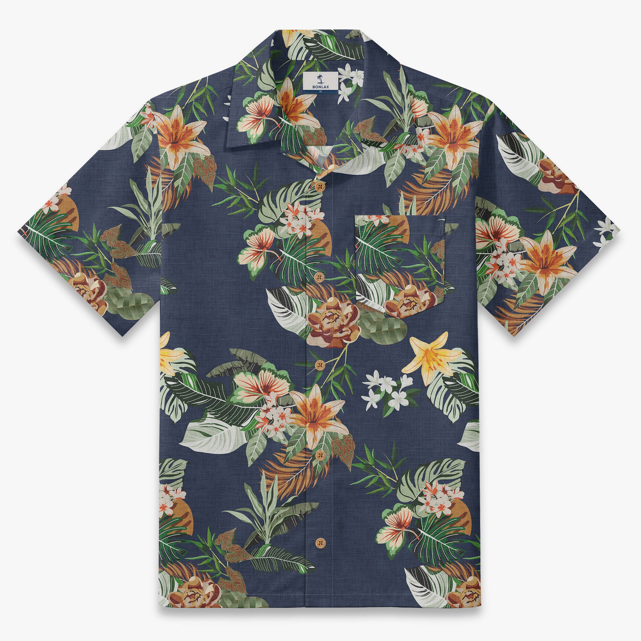Lush Horizon Bloom Camp Shirt