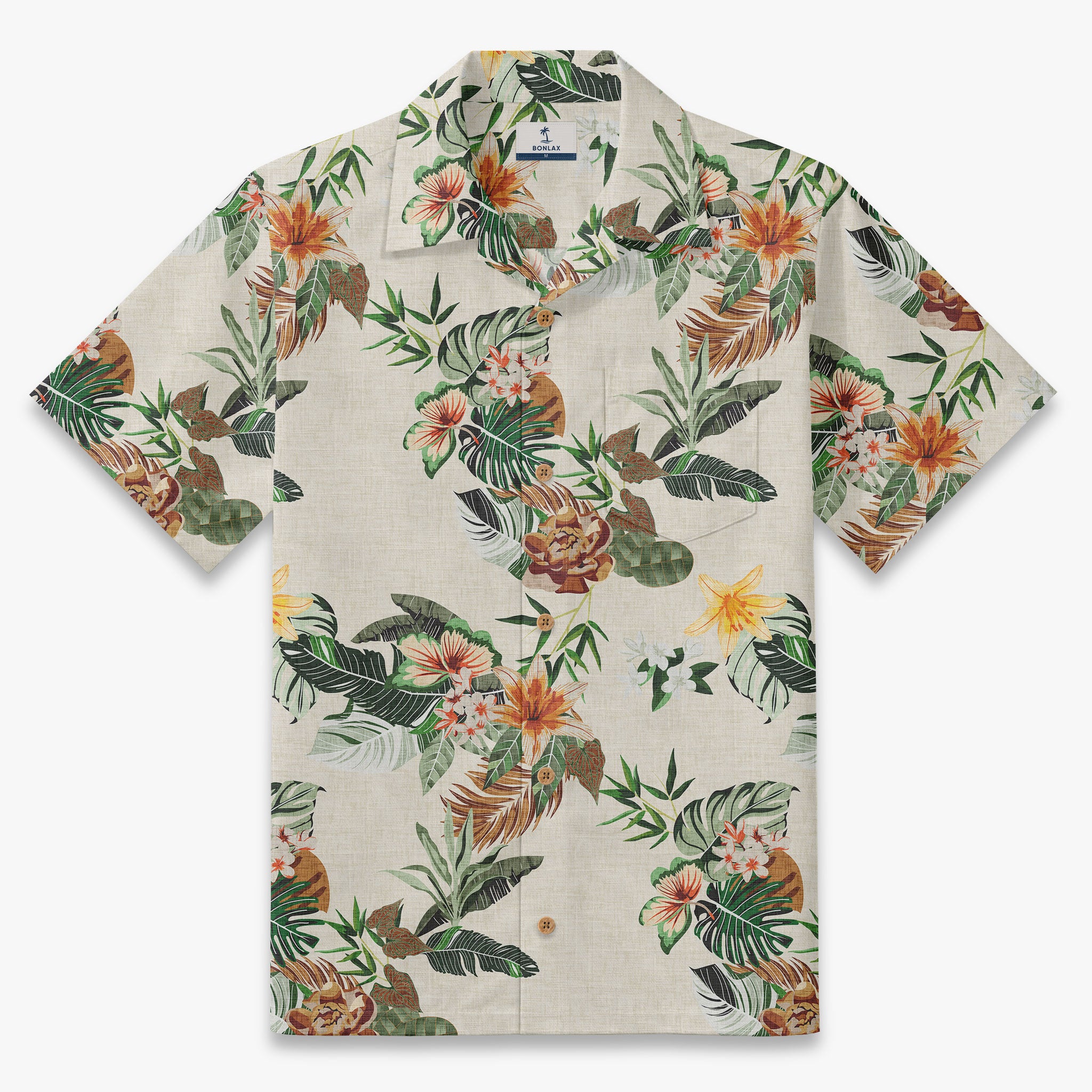 Lush Horizon Bloom Camp Shirt