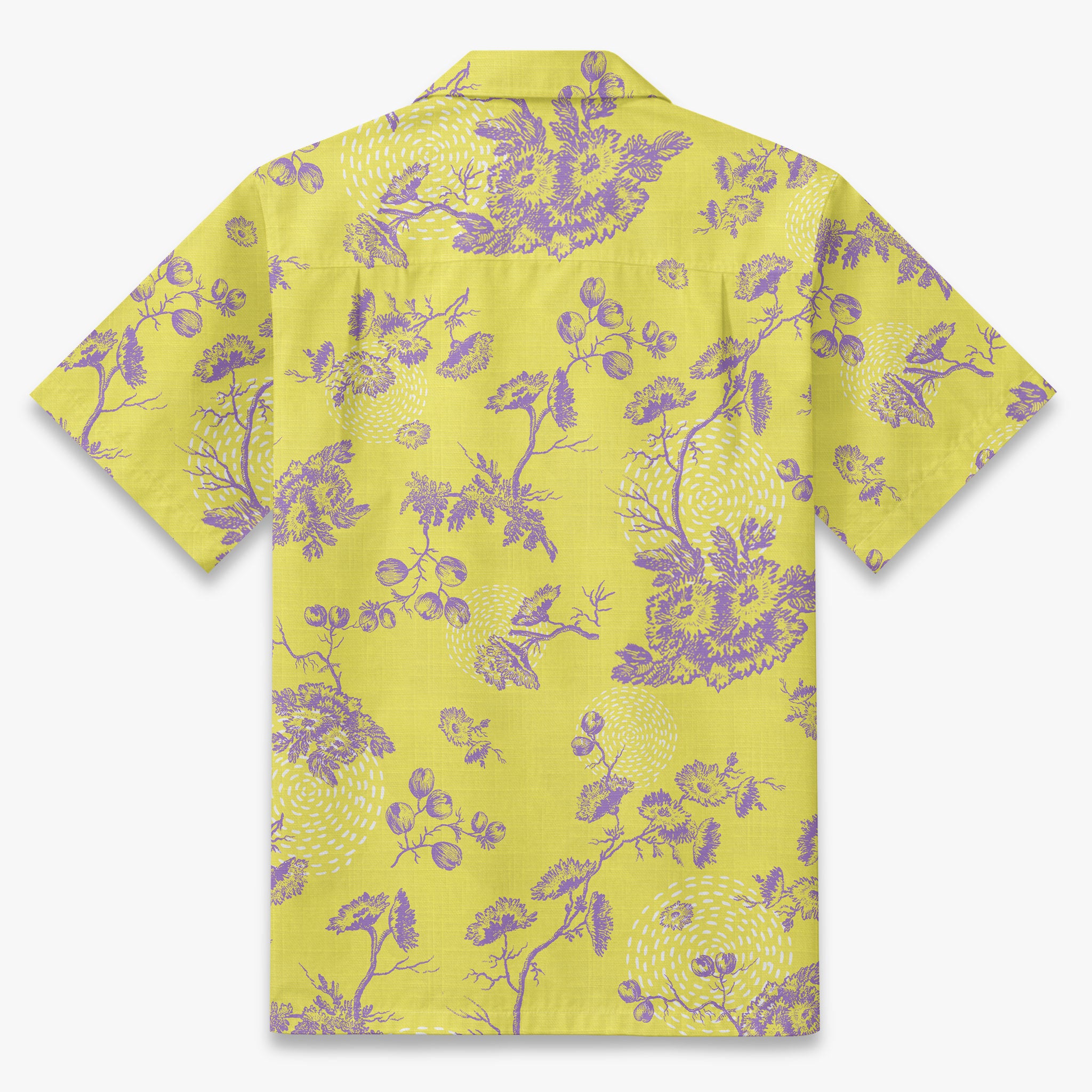 Linework Bloom Sketch Camp Shirt