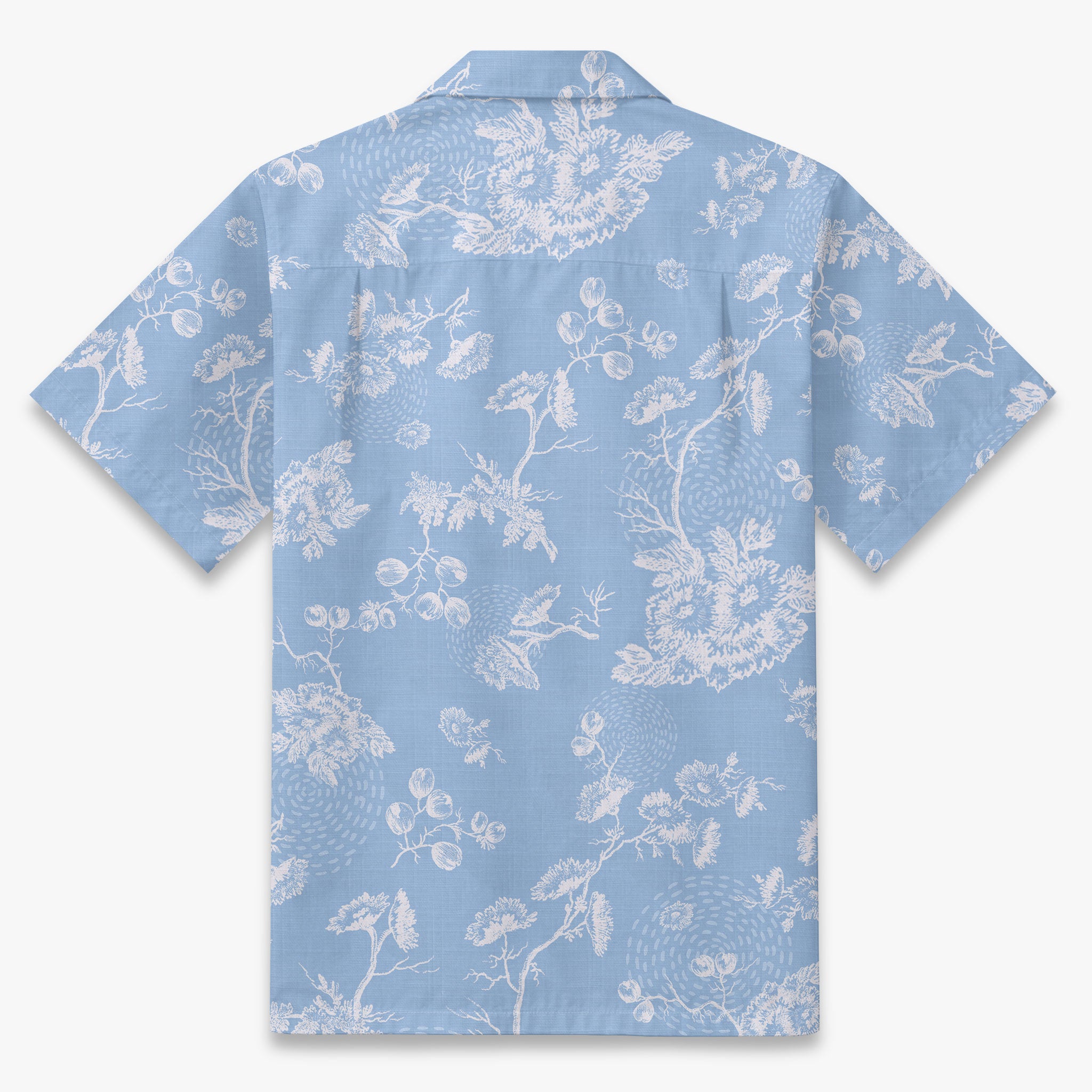 Linework Bloom Sketch Camp Shirt