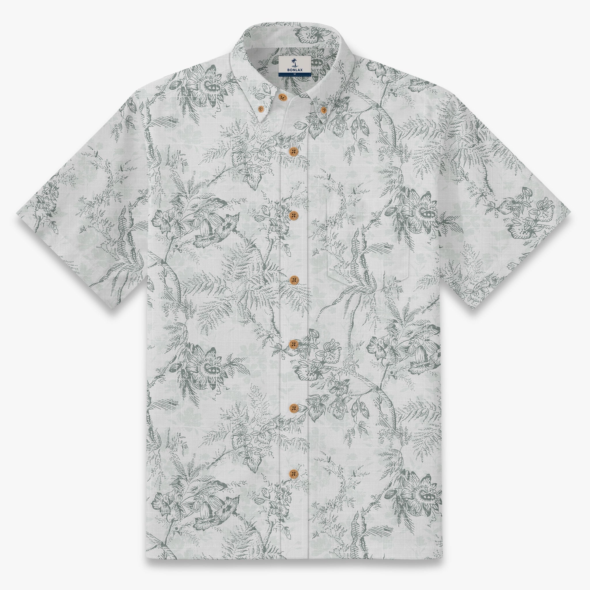 Monochromatic Botanical Toile