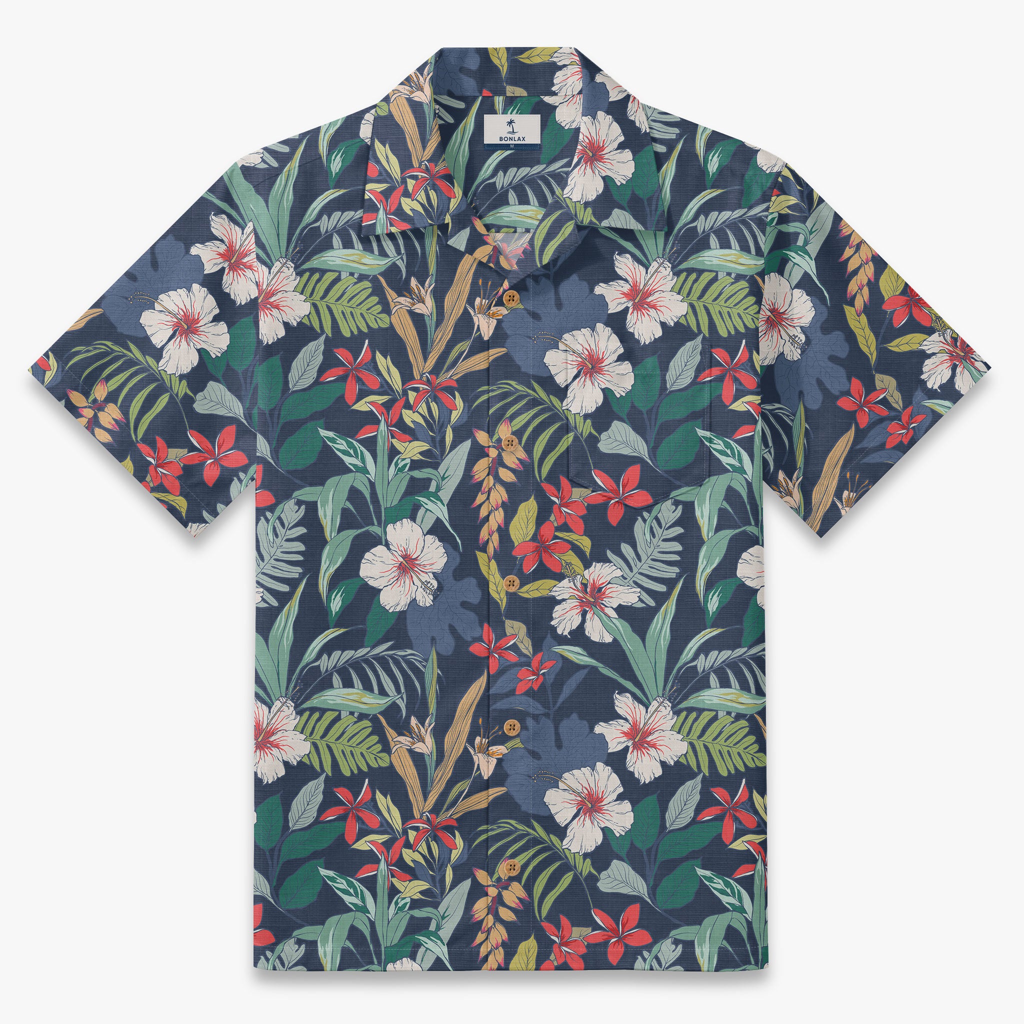 Midnight Garden Breeze Camp Shirt