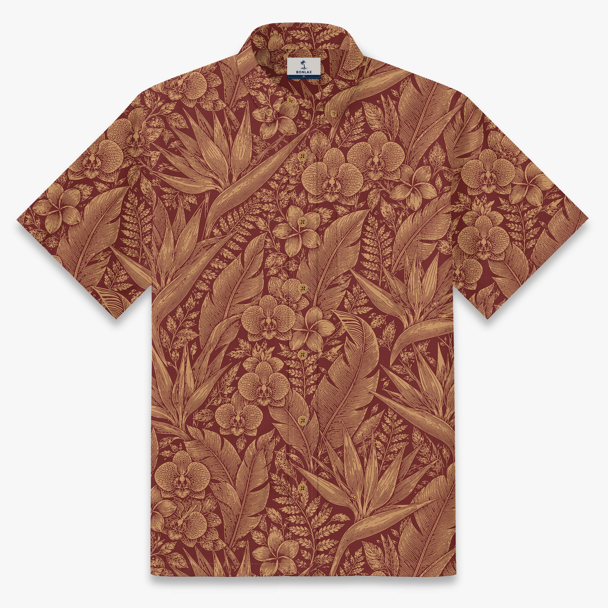 Botanical Sketch Aloha Shirt