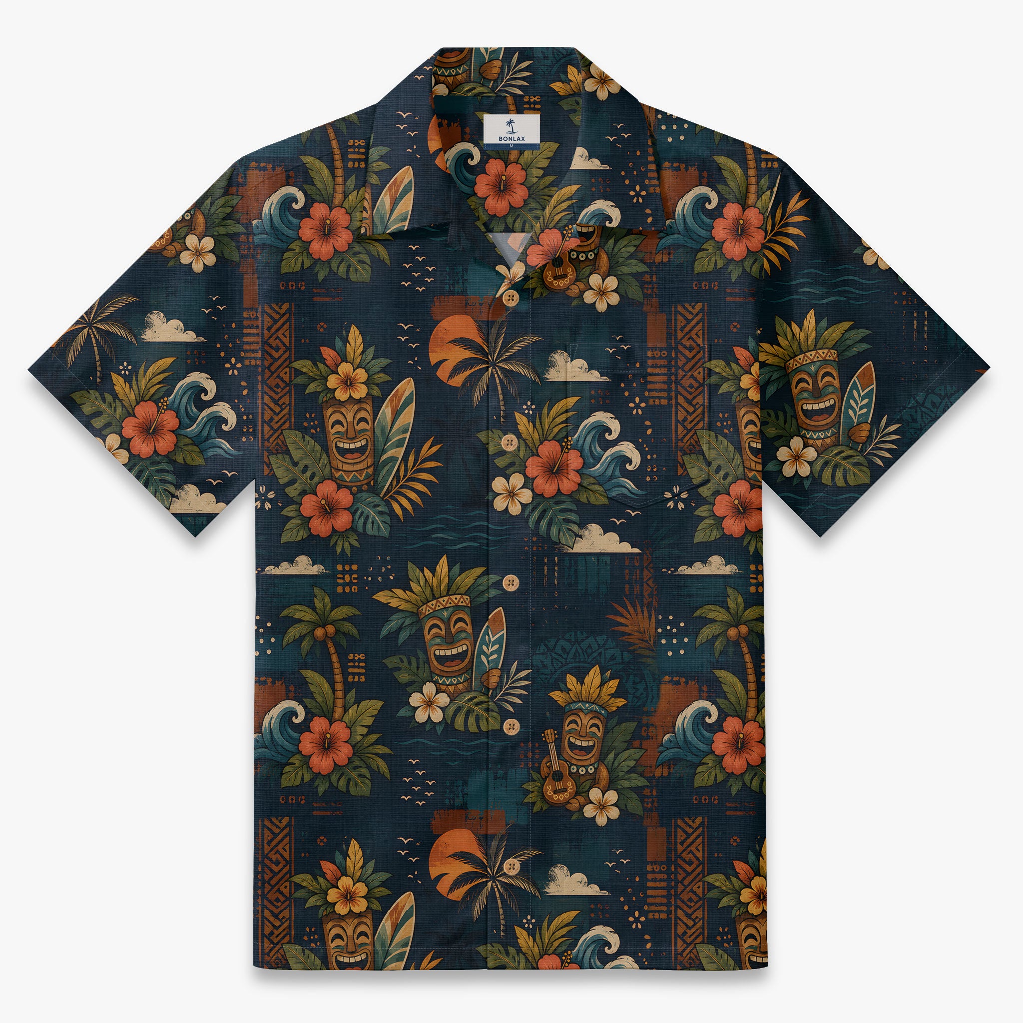 Midnight Tiki Luau Camp Shirt