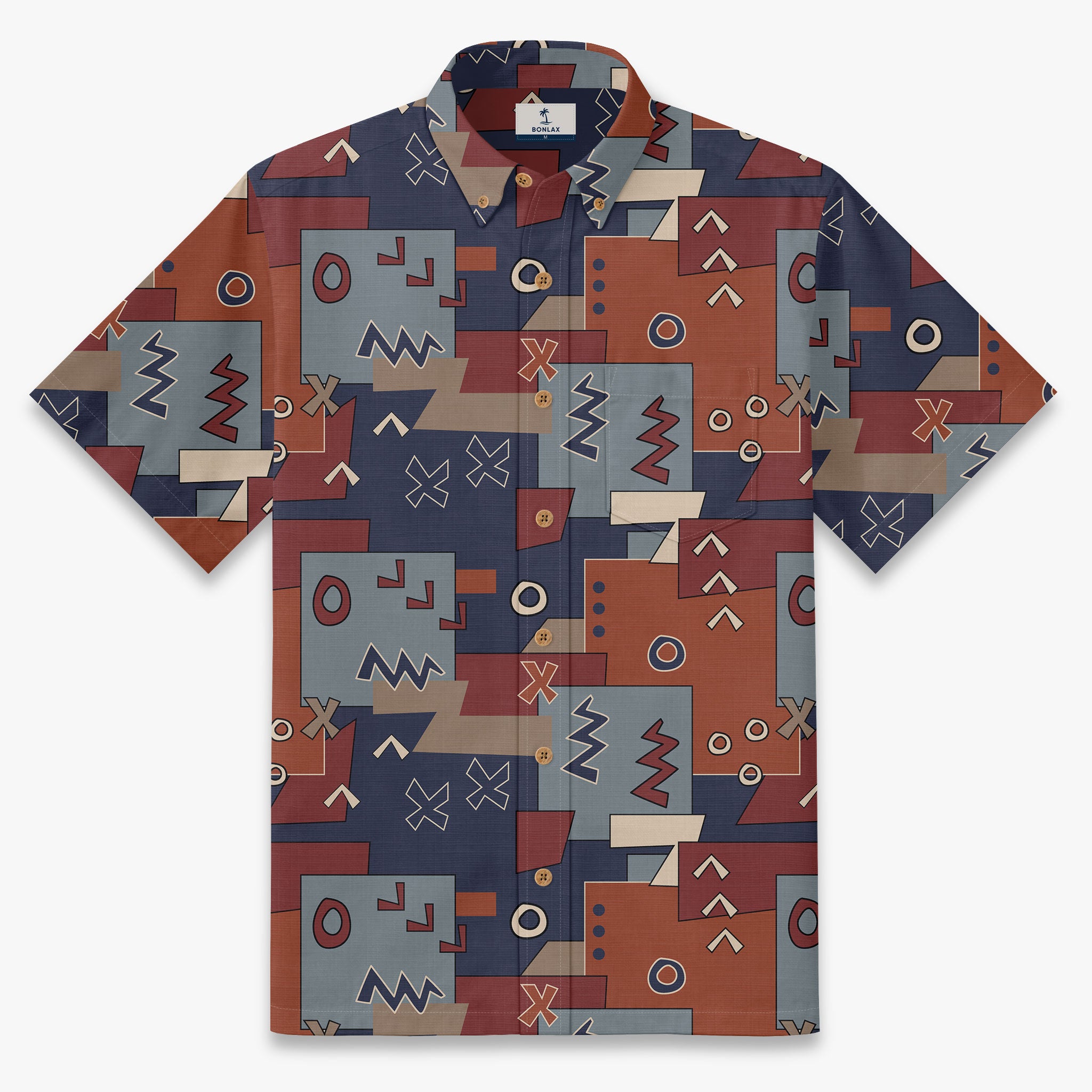 Retro Geo Resort Shirt