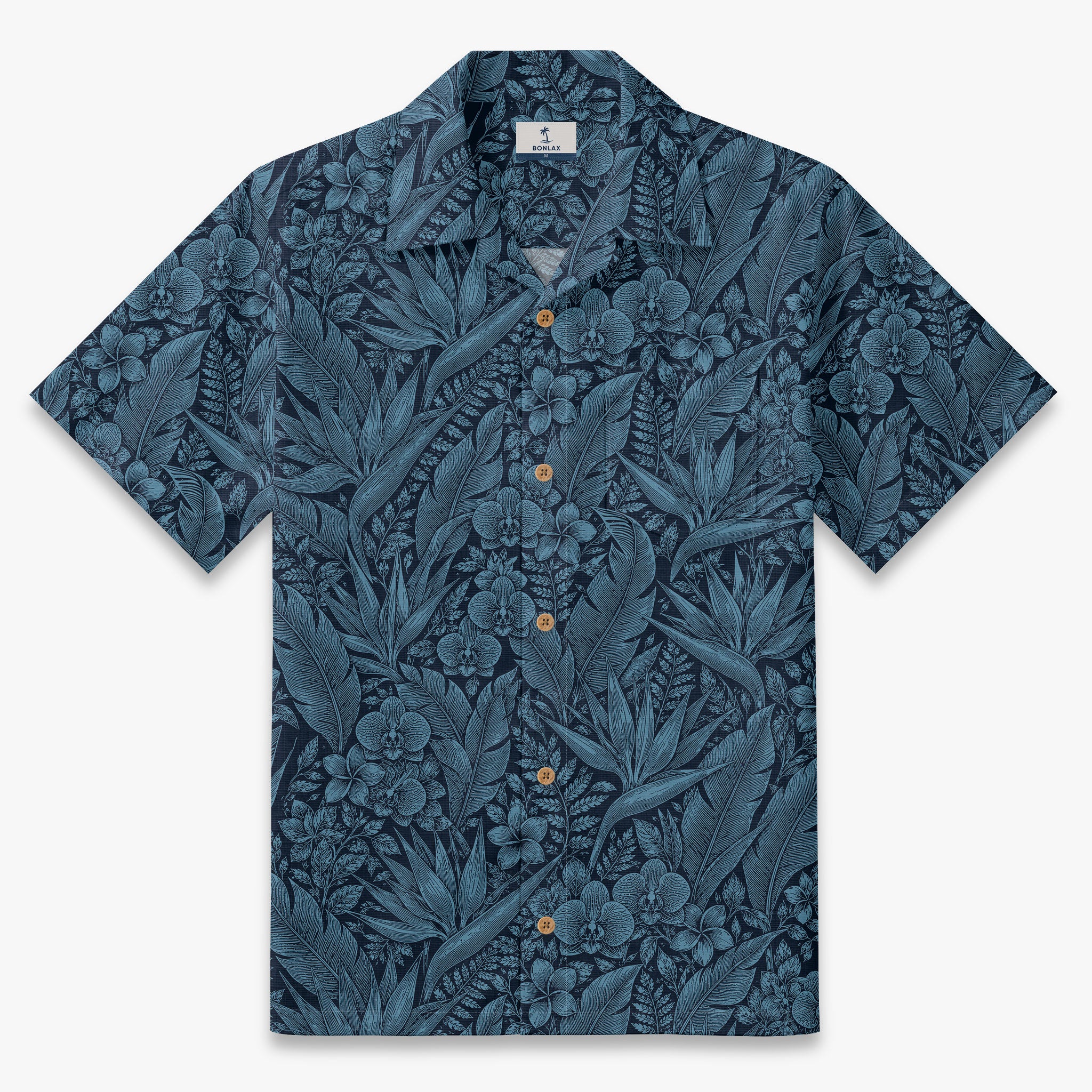 Botanical Sketch Aloha Camp Shirt