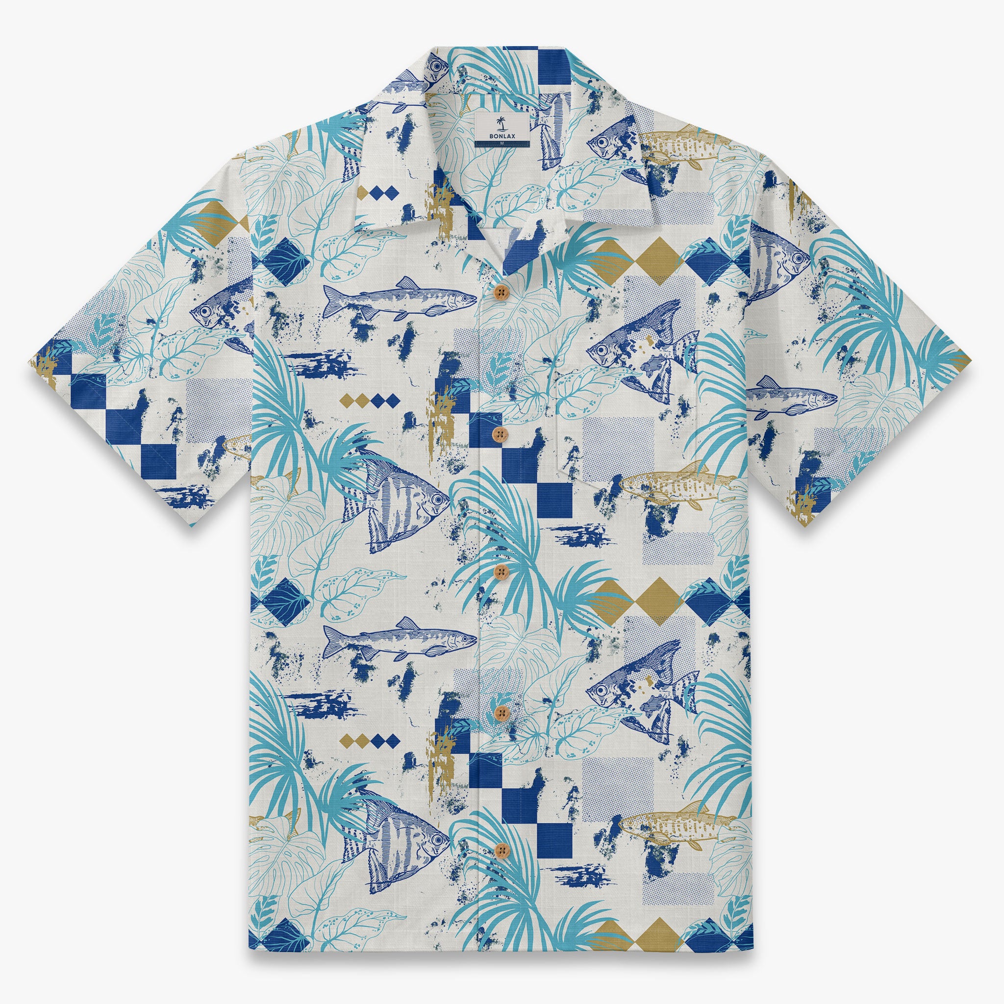 Reefline Collage Camp Shirt