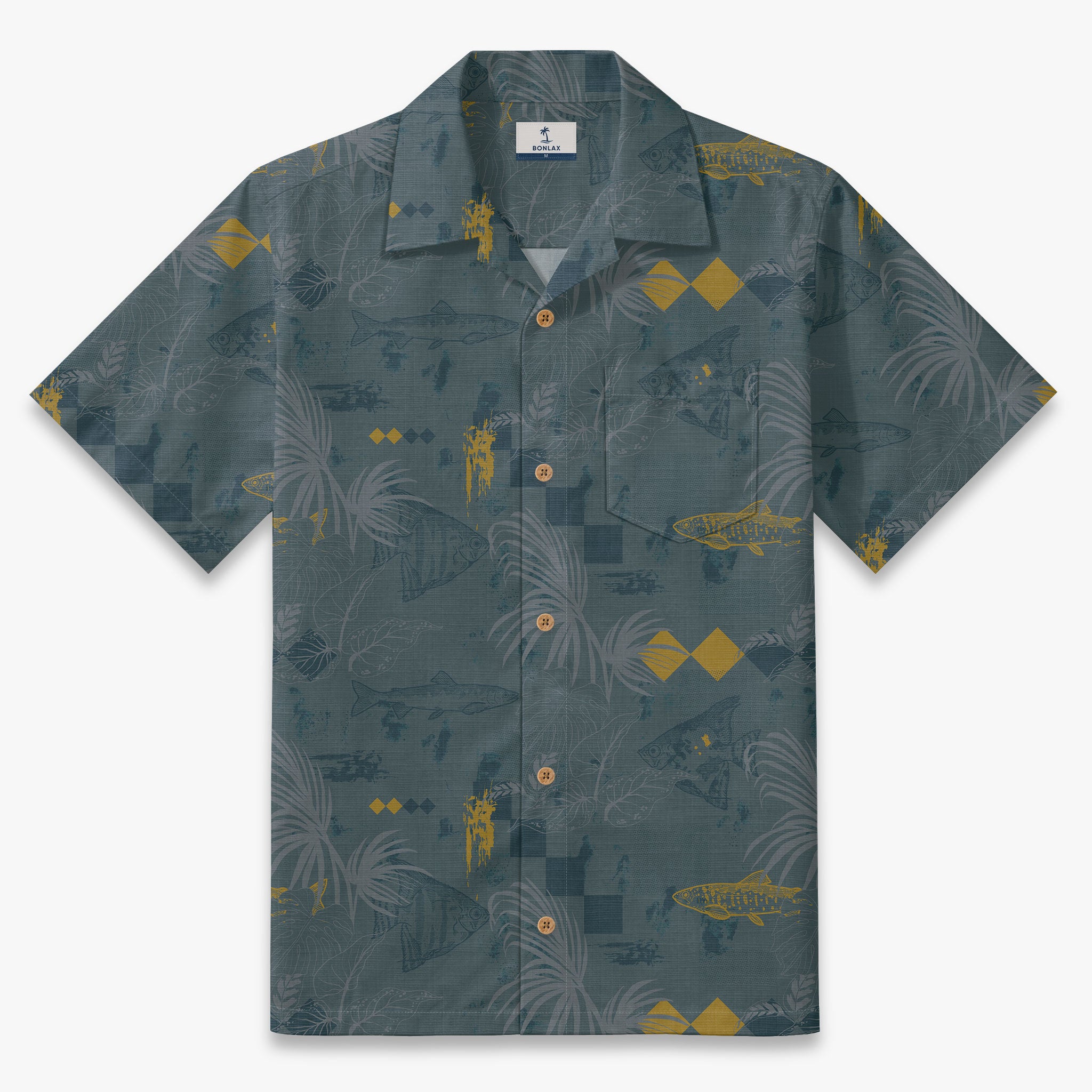 Reefline Collage Camp Shirt