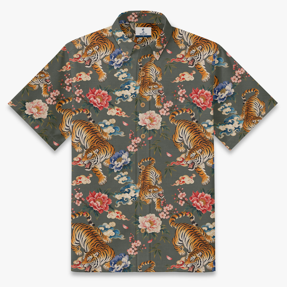 Tiger Blossom Scroll