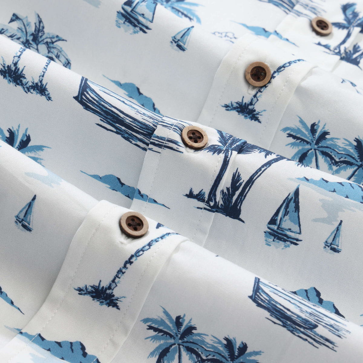 Island Coconut Tree Long Sleeve Shirt