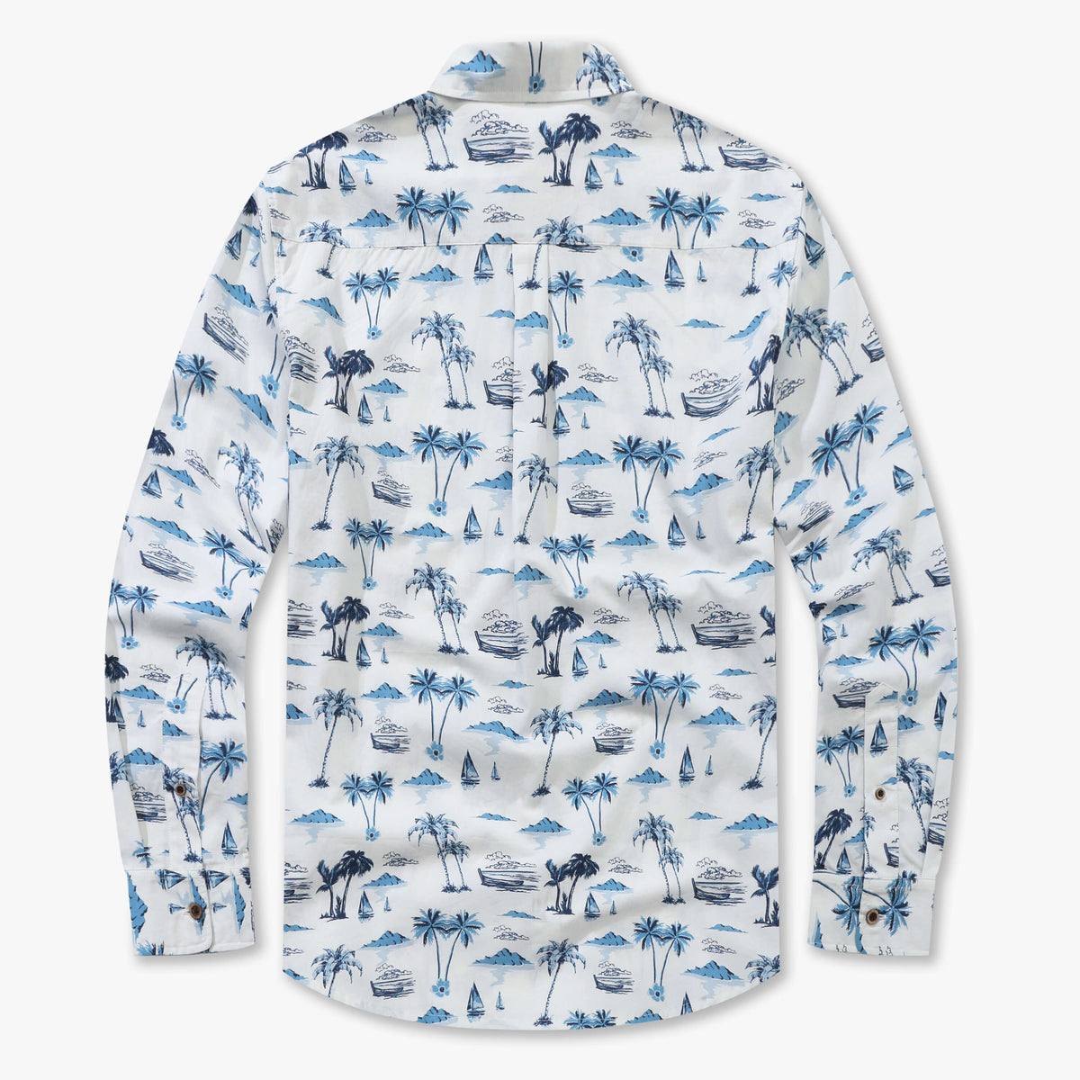 Island Coconut Tree Long Sleeve Shirt