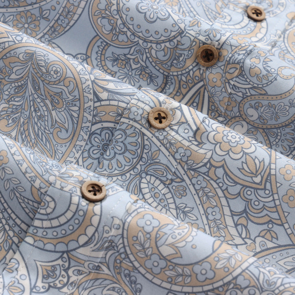 Chemise à manches longues à imprimé cachemire ethnique - Bonlax