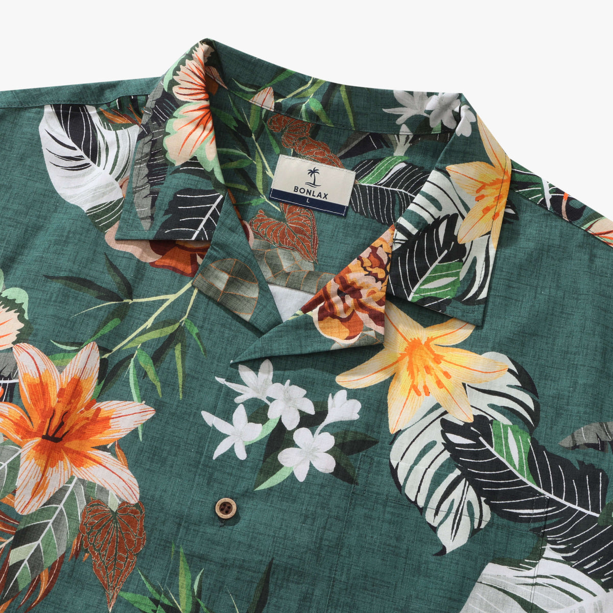 Lush Horizon Bloom Camp Shirt