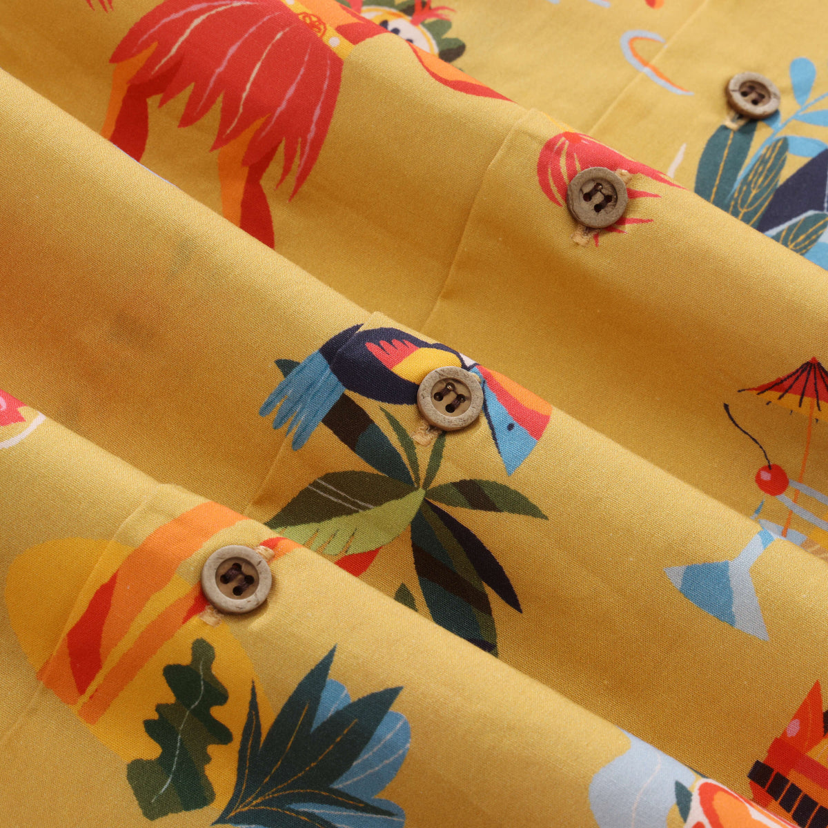 Retro Tiki Luau Hawaiihemd