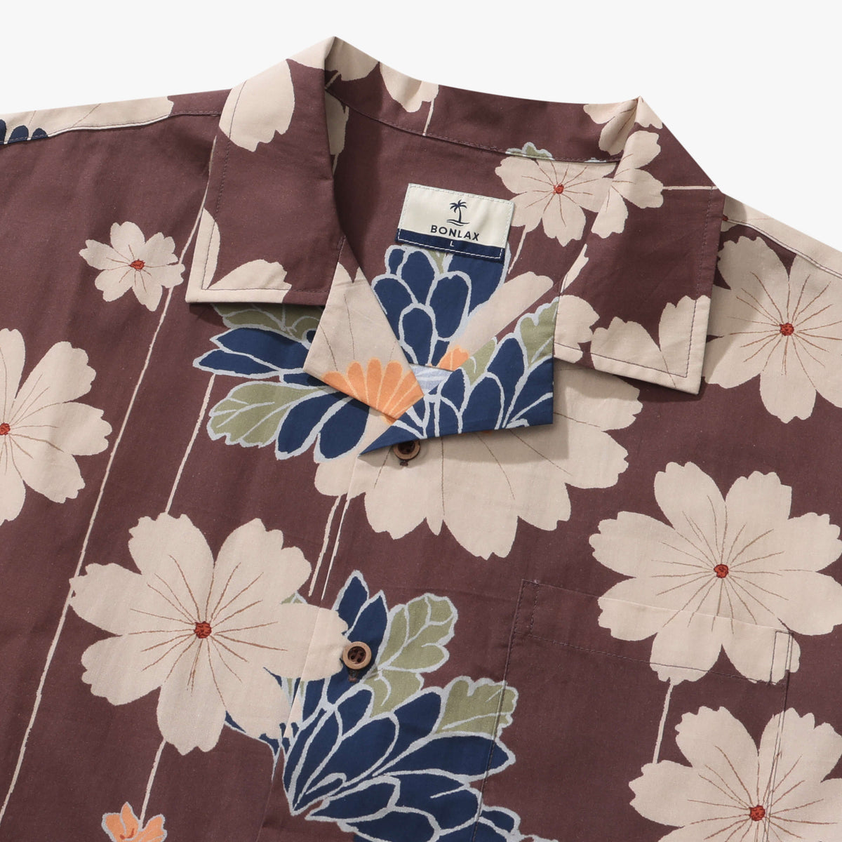 Midnight Petal Waltz Camp Shirt