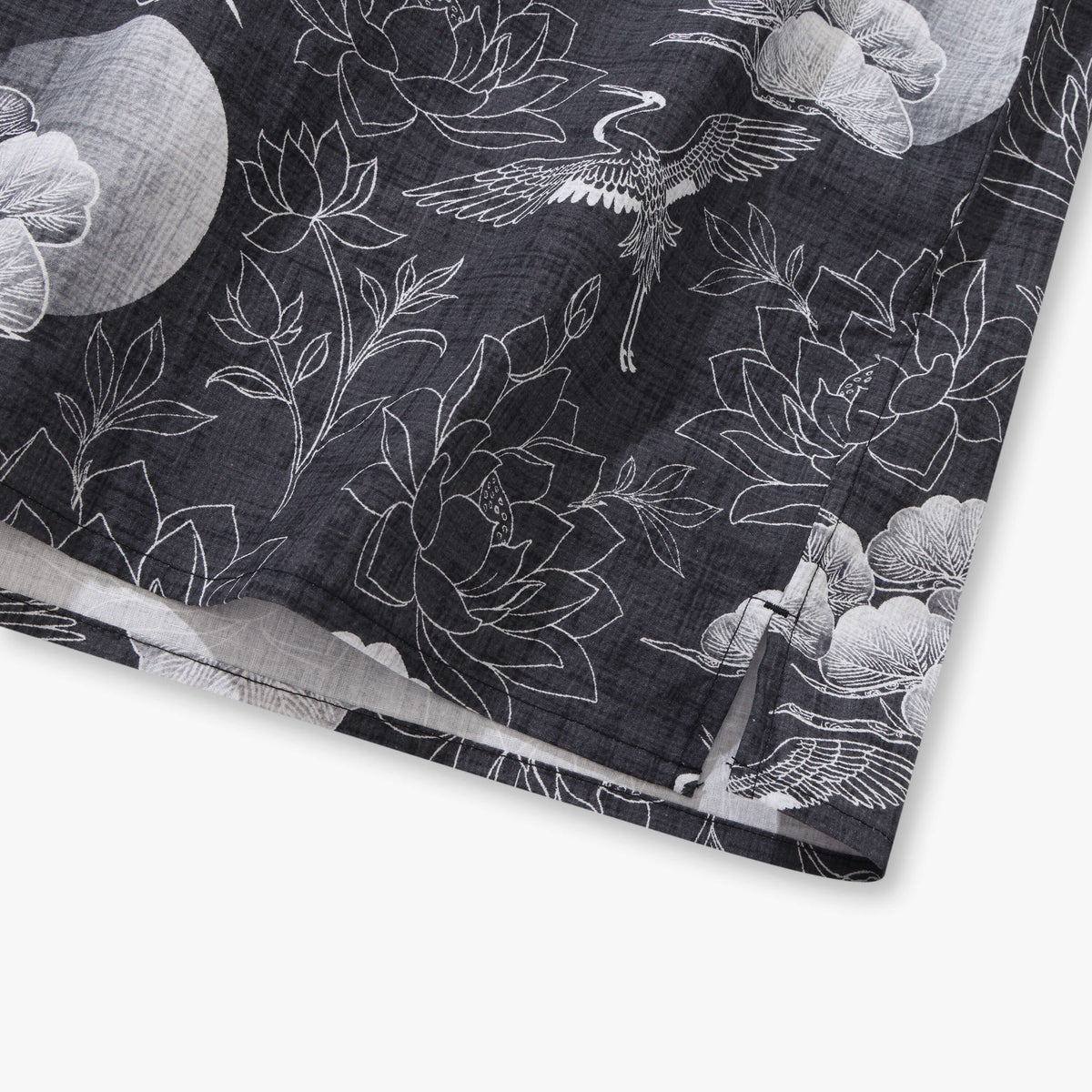Ethereal Crane & Bloom Camp Shirt