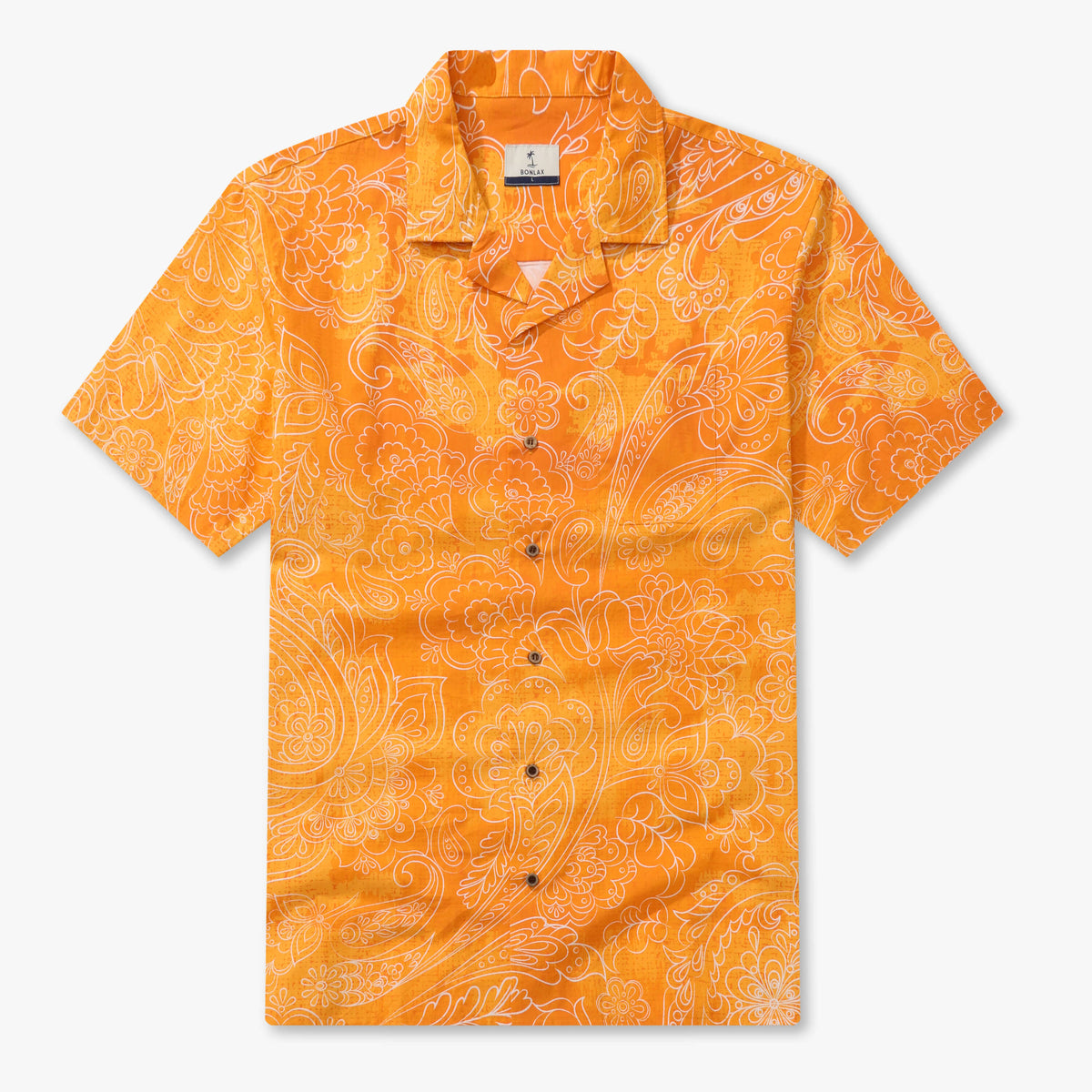 Cocoa Paisley Vintage Camp Shirt