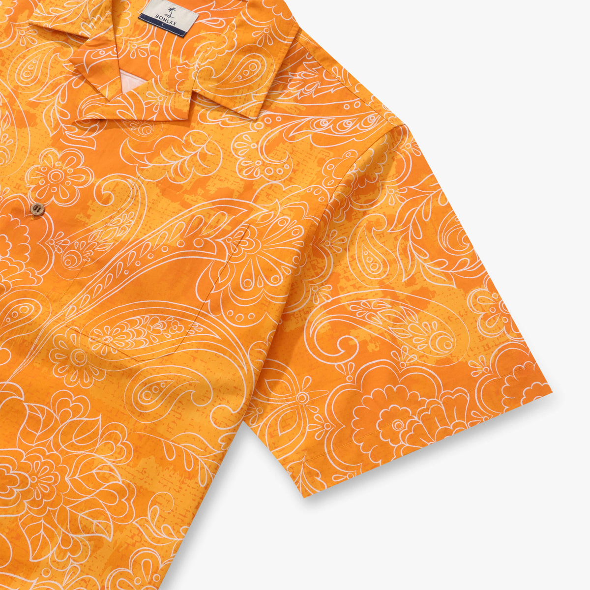 Cocoa Paisley Vintage Camp Shirt
