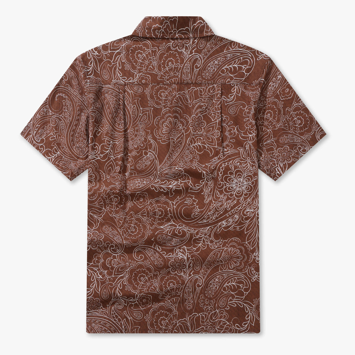 Cocoa Paisley Vintage Camp Shirt