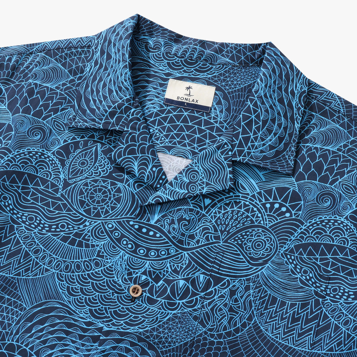 Abstract Lines Camp Shirt