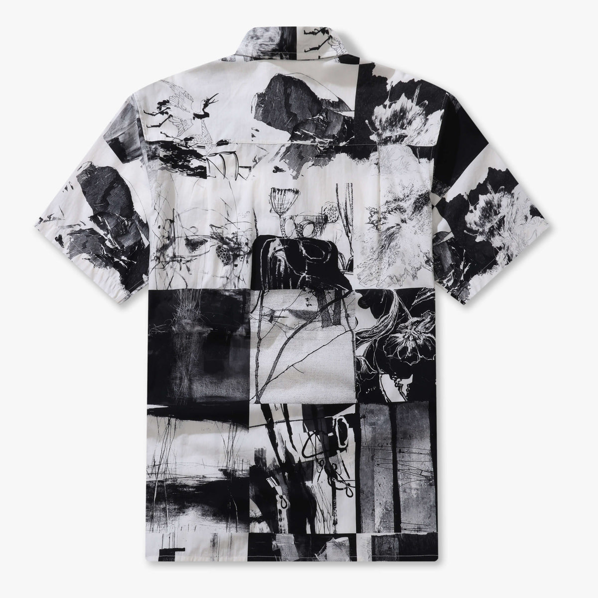 Abstract Ink Canvas Shirt