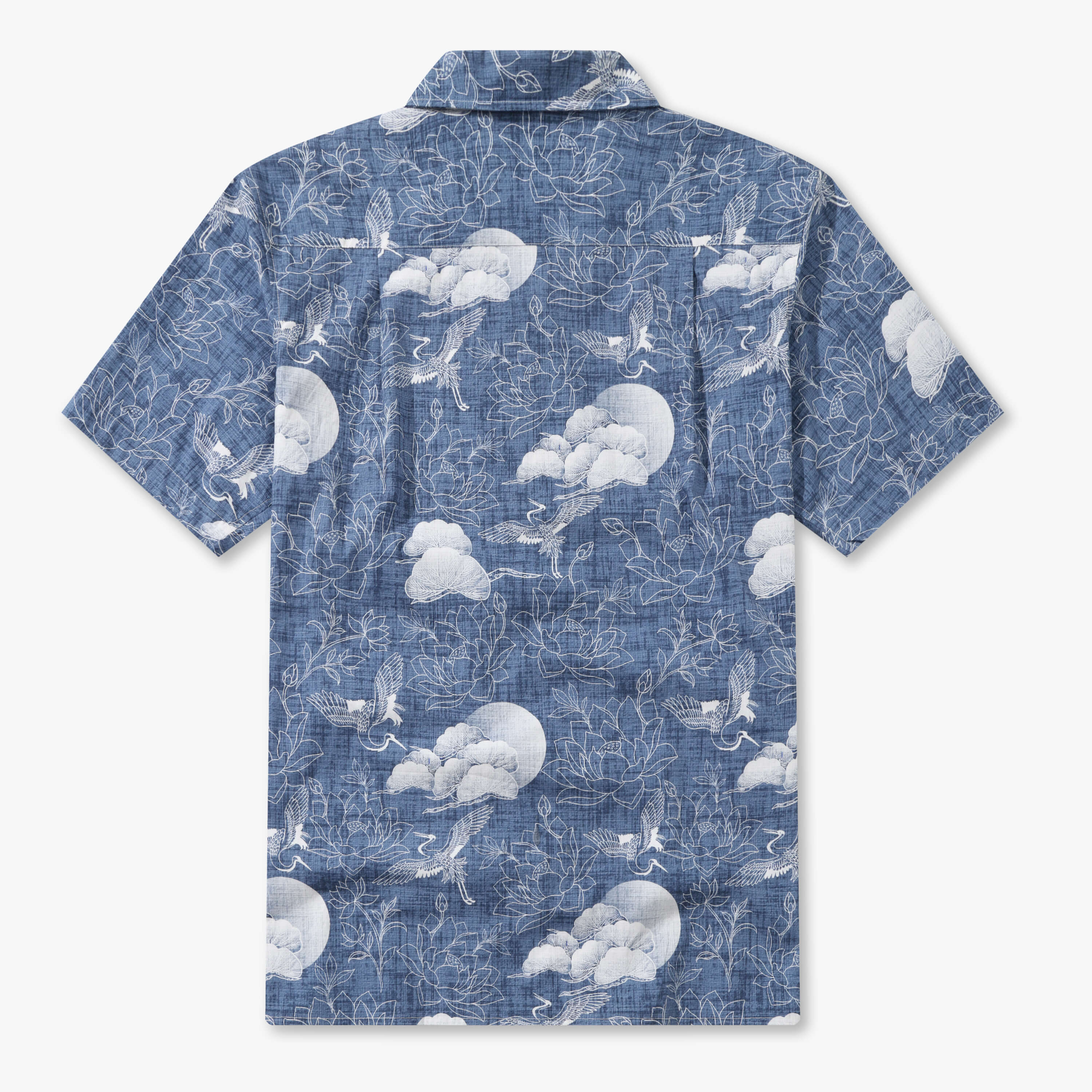 Ethereal Crane & Bloom Camp Shirt
